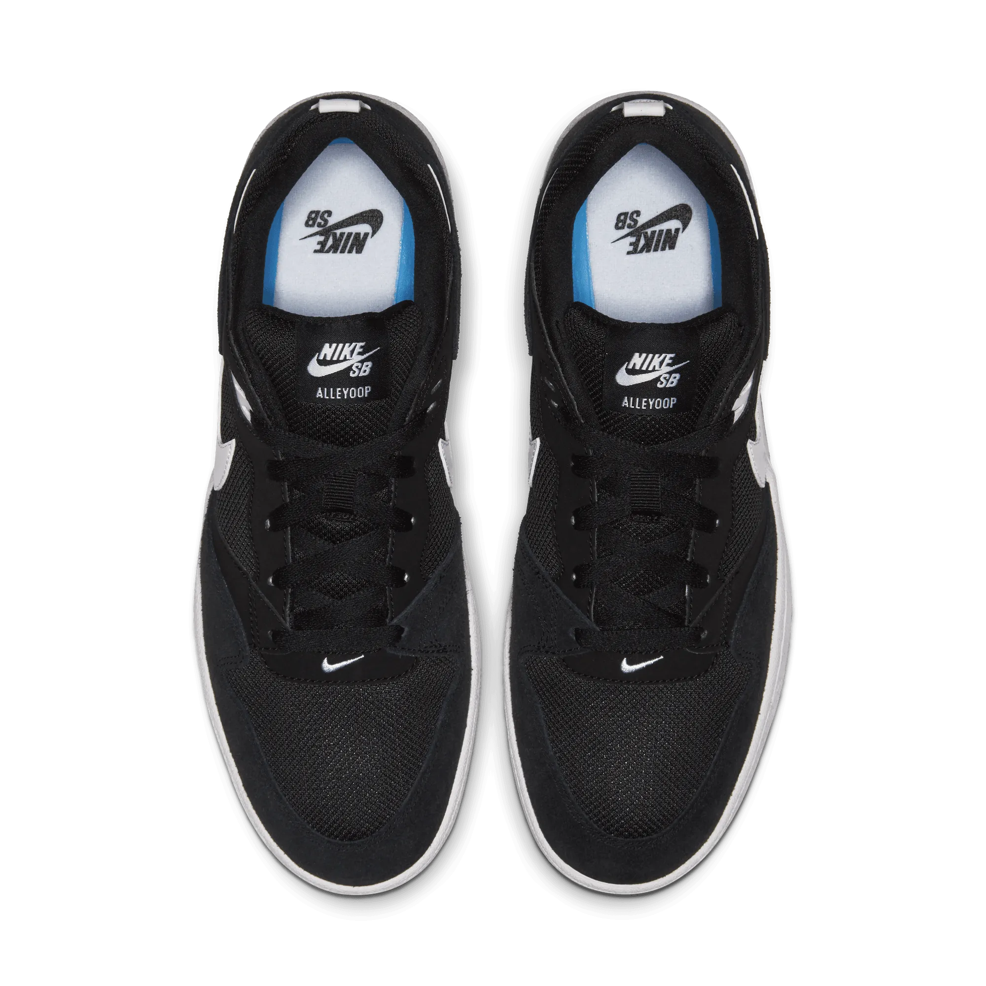 SB Alleyoop 'Black White' Shock - absorbing midsole