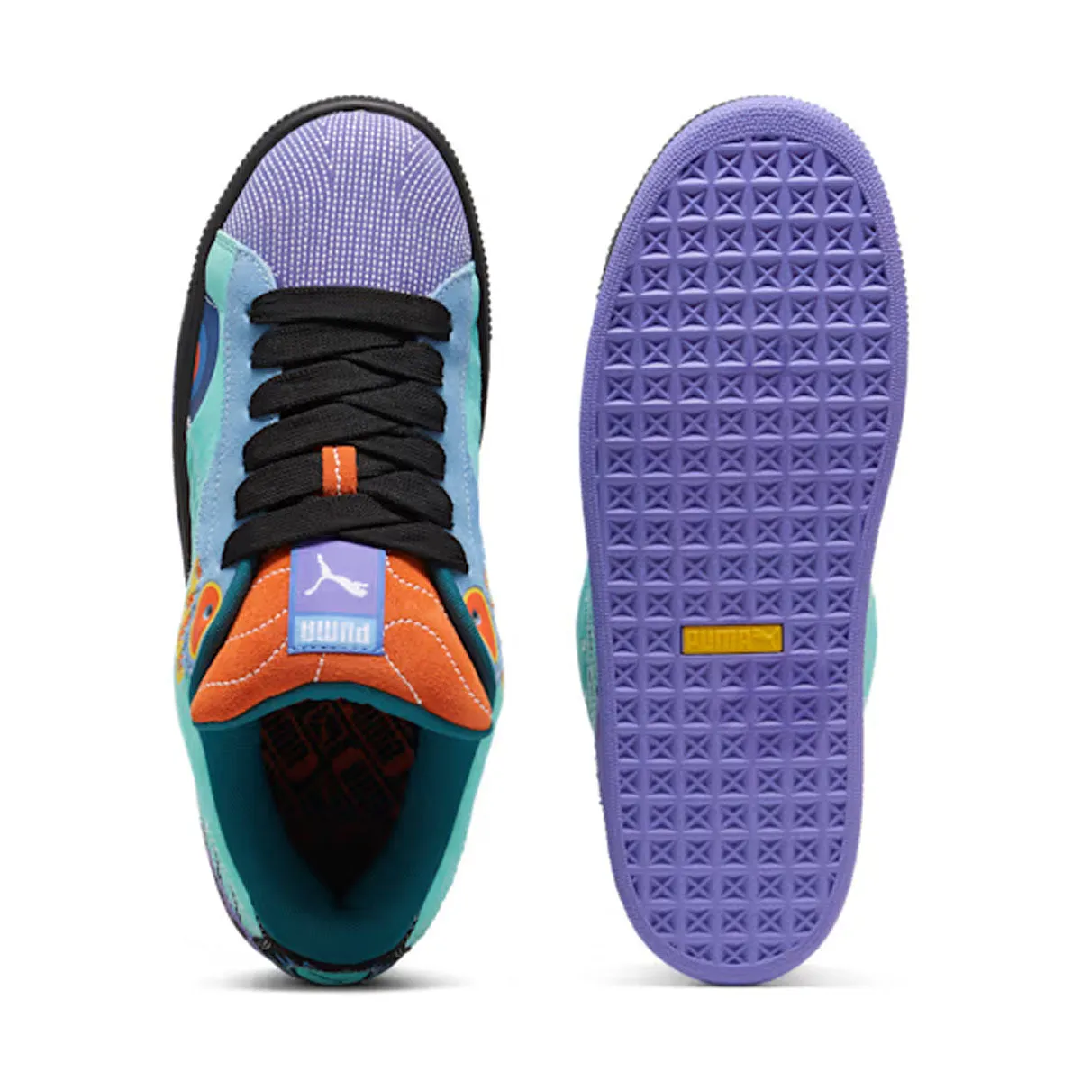 Slip-resistant durability Suede XL 'D??a De Los Muertos'