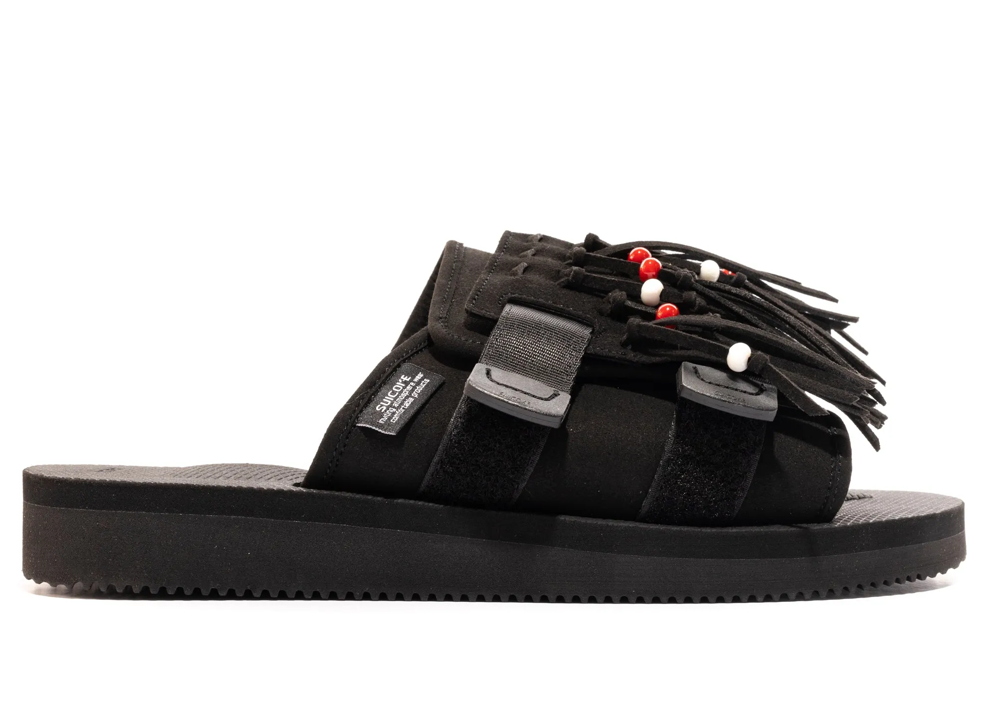 Suicoke HOTO-Cab Sandals in Black Office Smart Foam Base