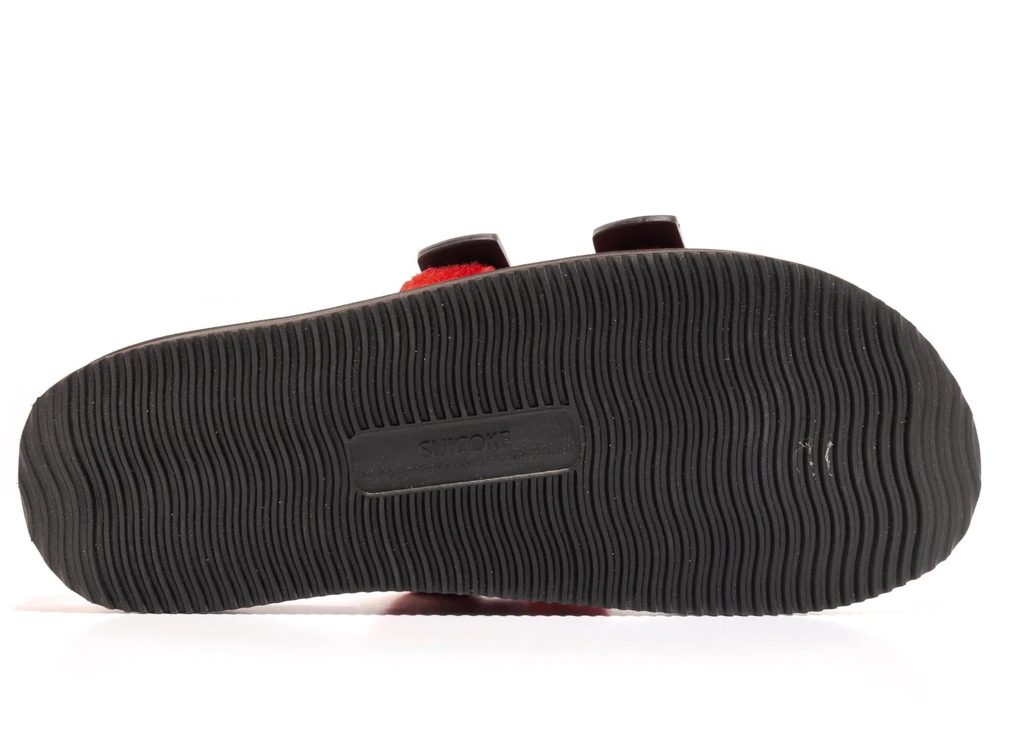 Suicoke Moto-Cab Sandals in Red Flexibility Matte Edge