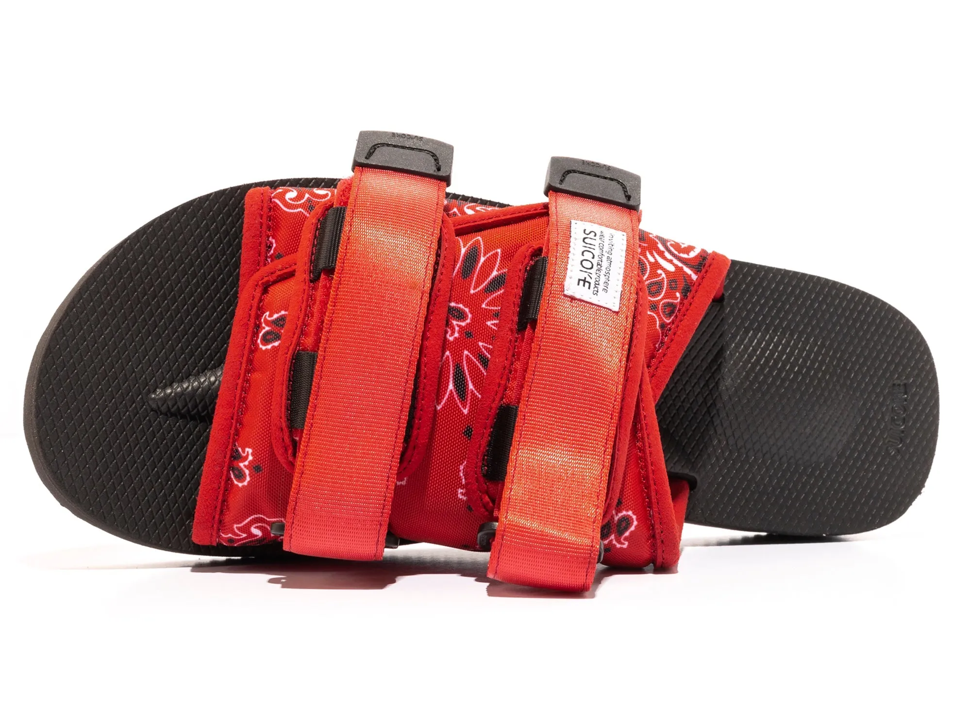 Suicoke Moto-Cab Sandals in Red Dust Guard