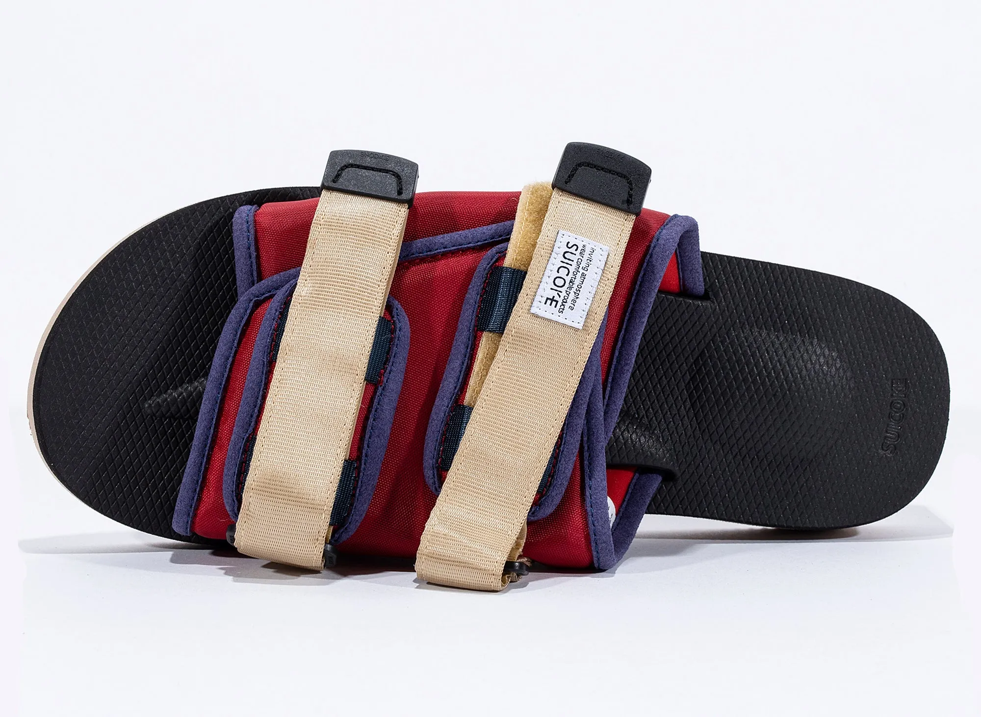 Joy Mood Suicoke Moto-Cab Sandals in Red/Black