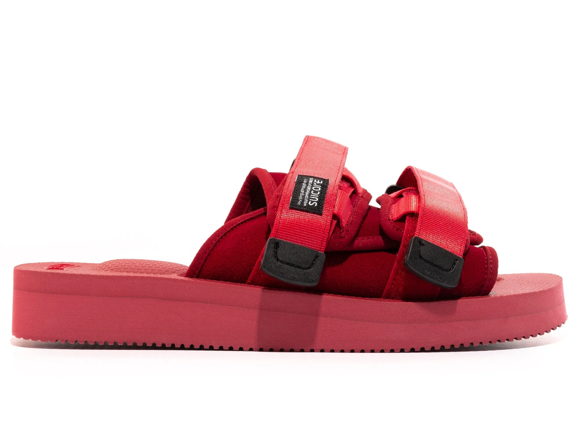 water proof Suicoke Moto-VS Sandals in Red