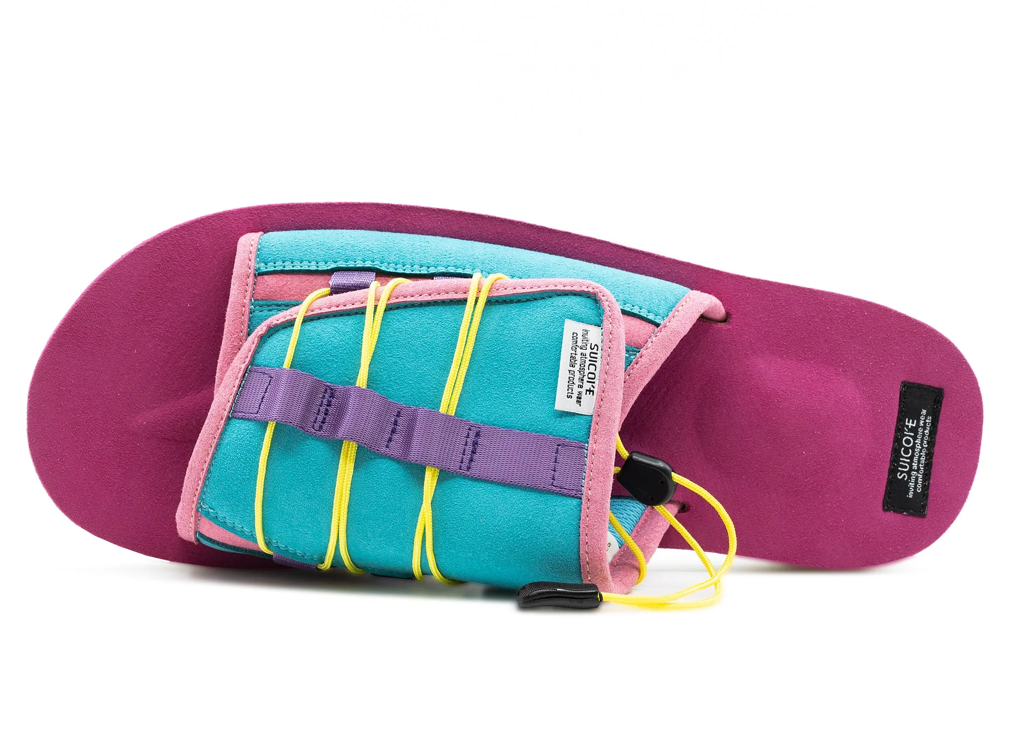 Suicoke Olas-Ecs Sandals 'Turquoise/Pink' walking - specific benefits