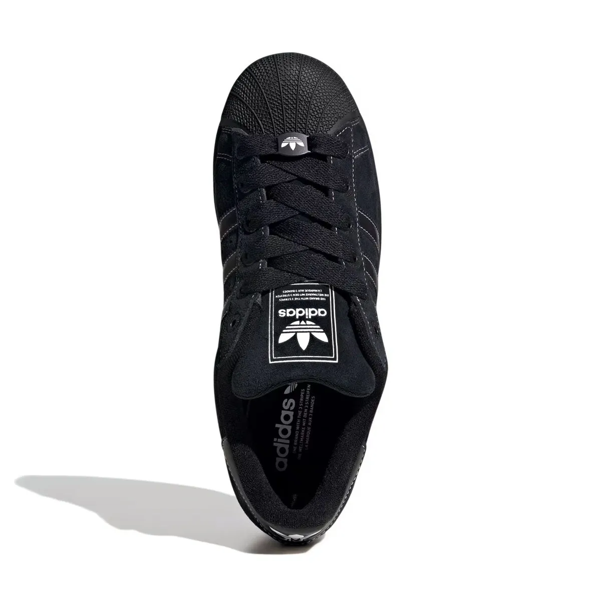 track and field athletes Superstar II 'Core Black Cloud White'