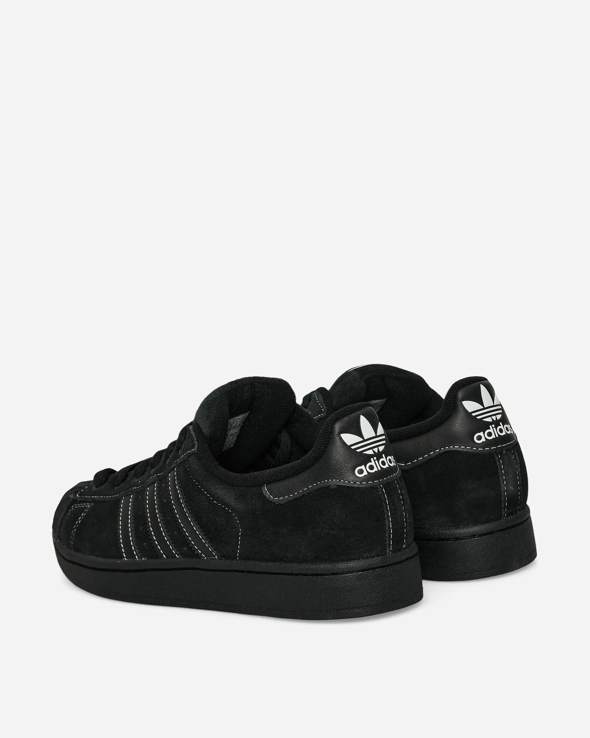 Superstar II Sneakers Core Black Reinforced Panels Torsion Rigidity System