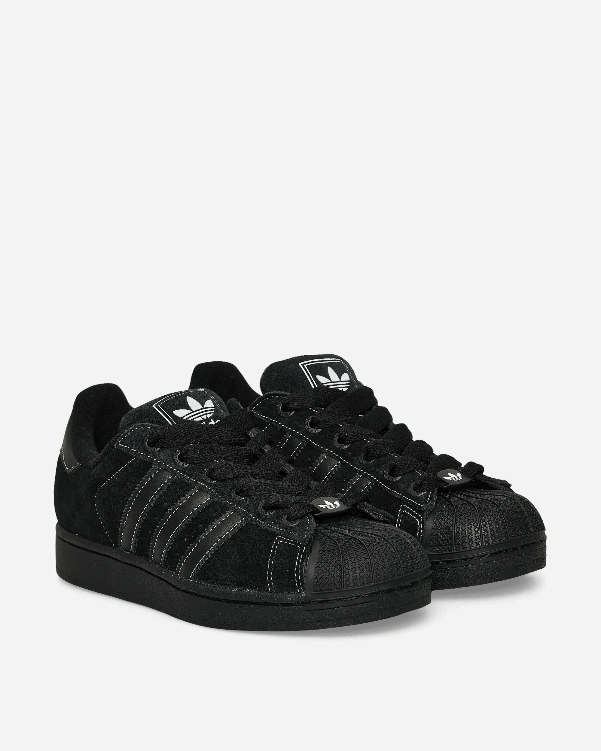 Impact Dispersing Structure Compression Activated Fit Superstar II Sneakers Core Black