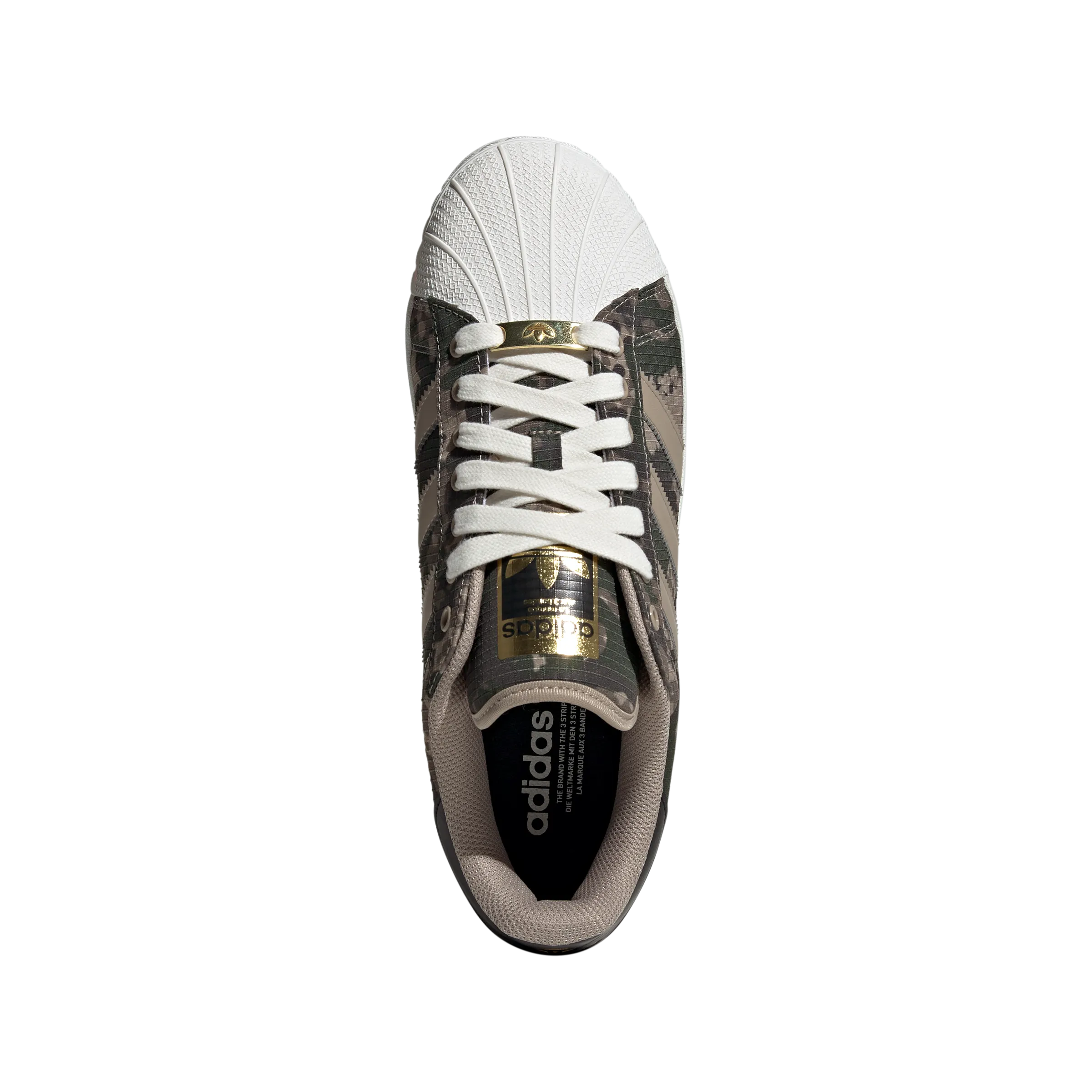 casual user Sleek cushioning Superstar XLG 'Digi Camo Shadow'