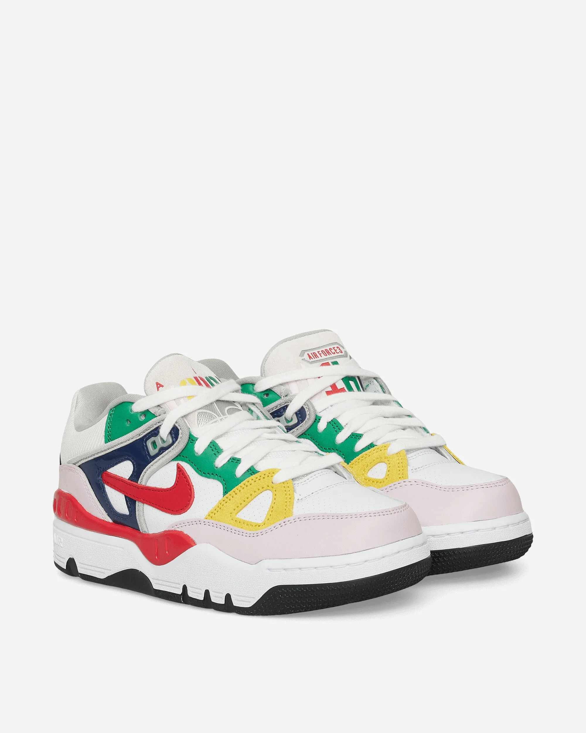 Distinctive Design Nigo Air Force 3 Low Sneakers Blue Void / Tour Yellow