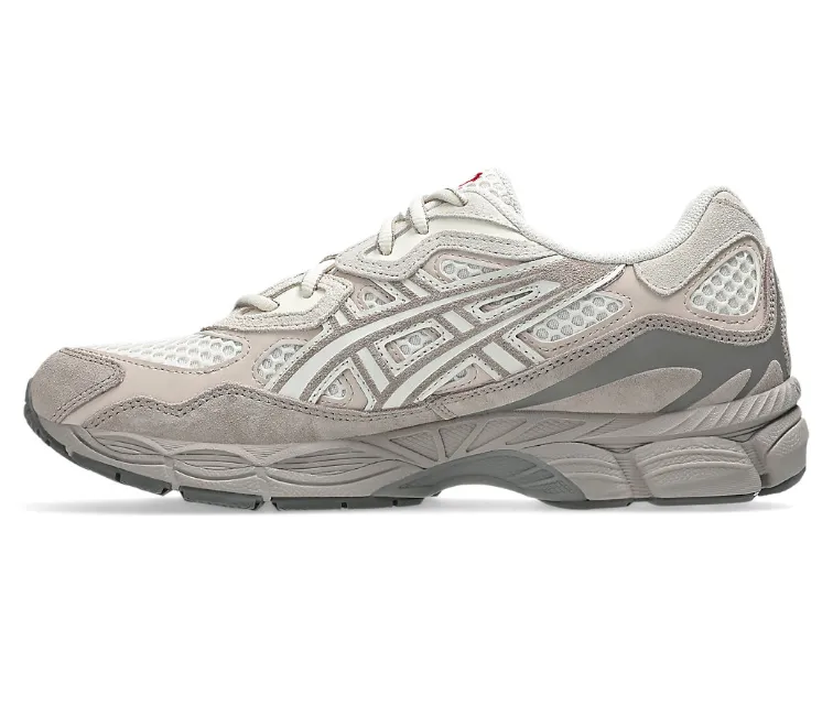 Women??s Asics Gel NYC (Cream/Burgandy) Durable Outsole Construction Enhanced Flex Zones