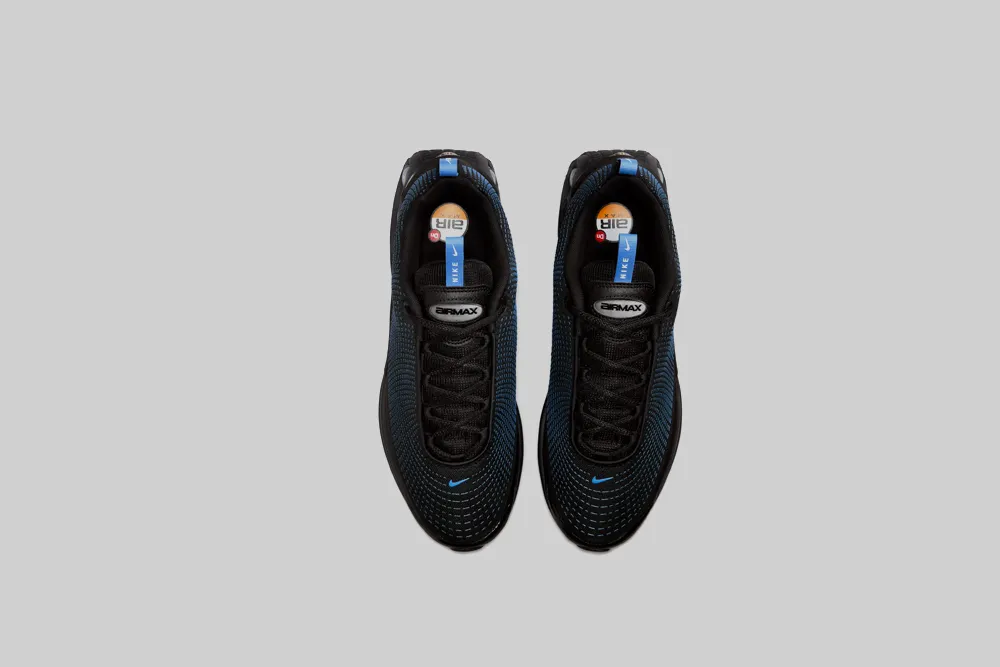 Nike Air Max Dn 'Black and University Blue' zipper - trimmed - design shoes