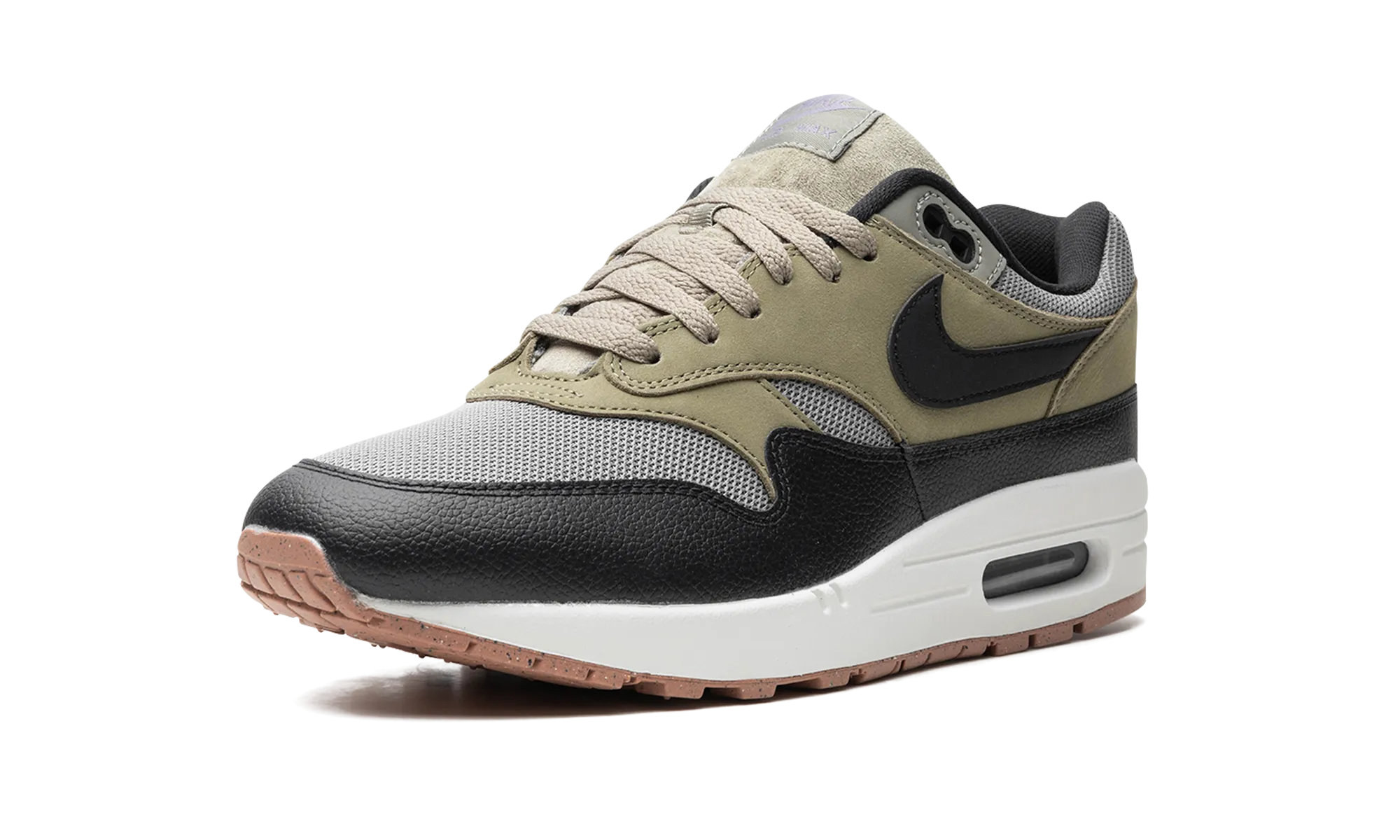 Air Max 1 "Dark Stucco" running in a relay race
