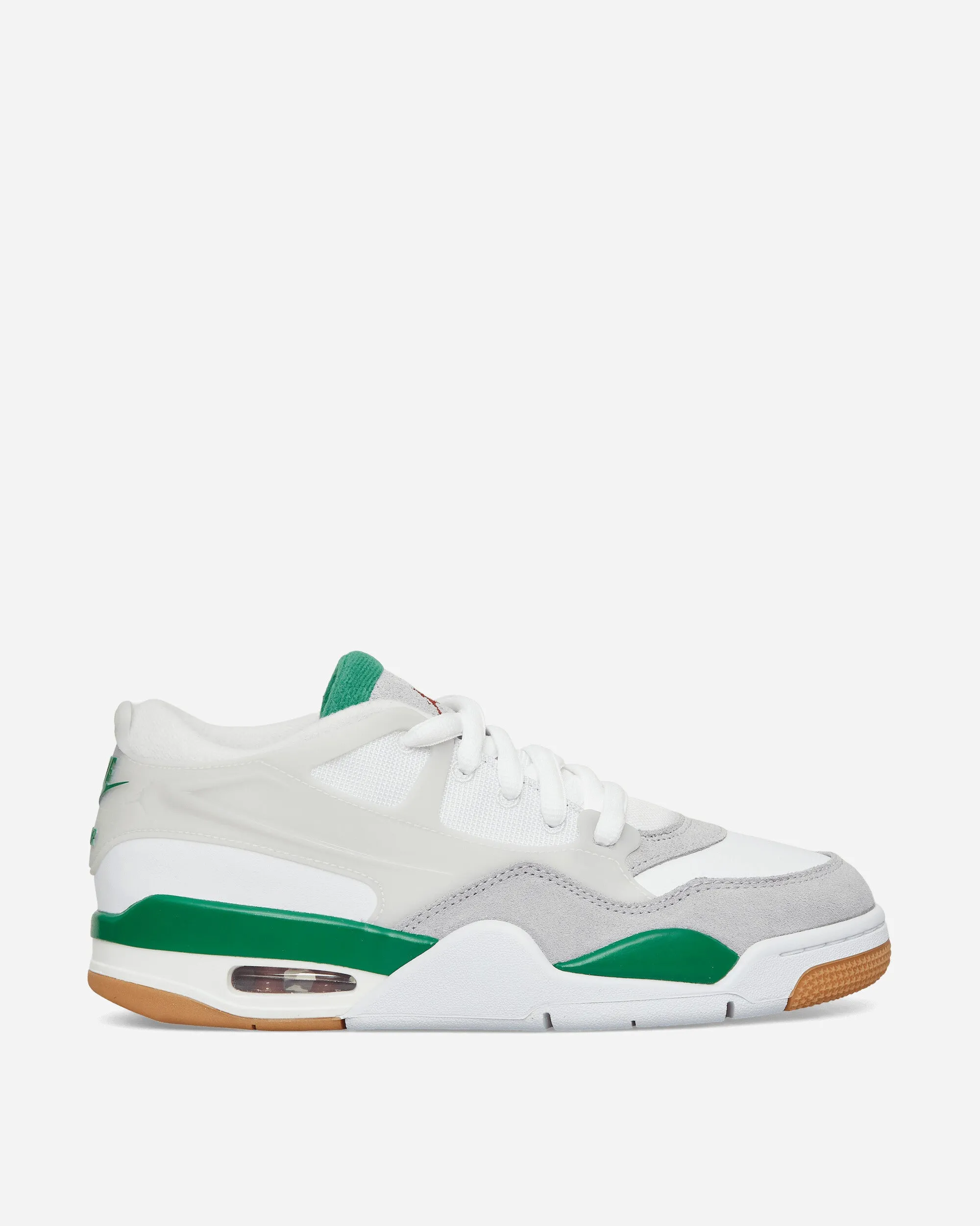 Streamlined Air Jordan 4 RM Sneakers White / Pine Green