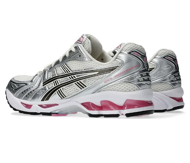 Impact Dispersing Geometries Hypoallergenic Lining Women??s Asics Gel-Kayano 14 (Cream/Sweet Pink)