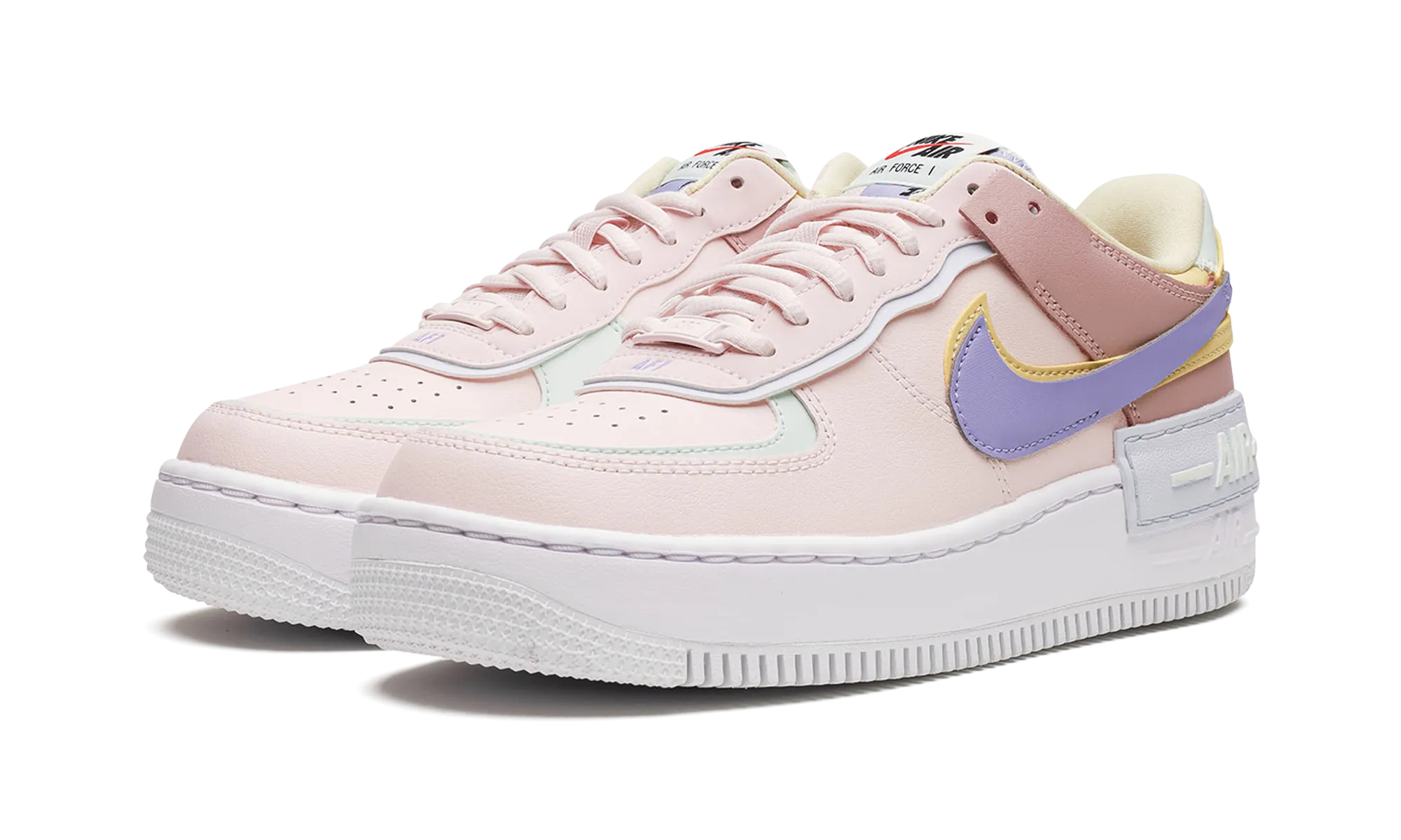AIR FORCE 1 LO SHADO MNS WMNS "Soft Pink" Air Cushioned Sole High Rebound Sole