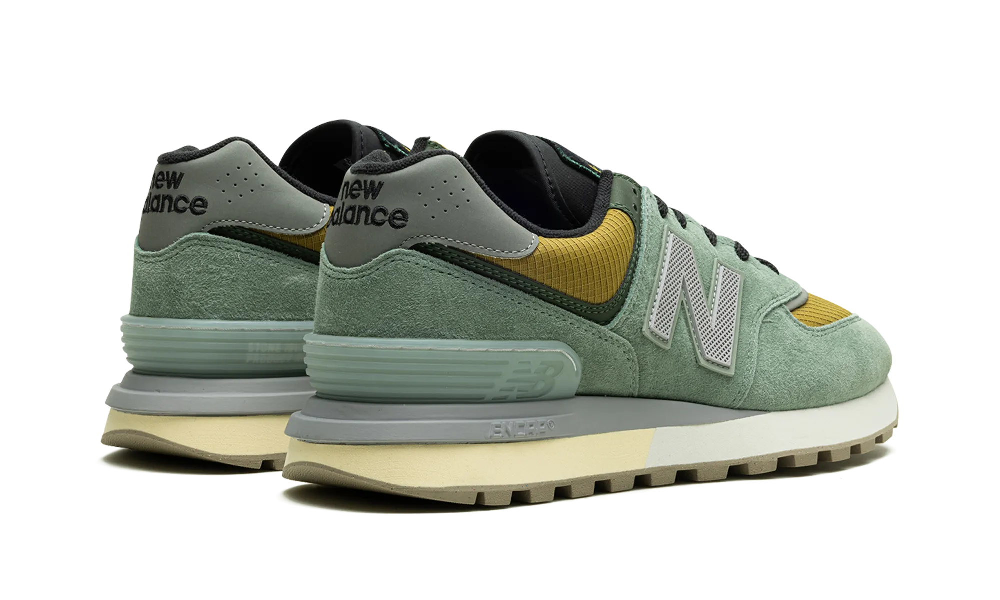 574 Legacy "Stone Island - Light Green" waterproof - feature shoes