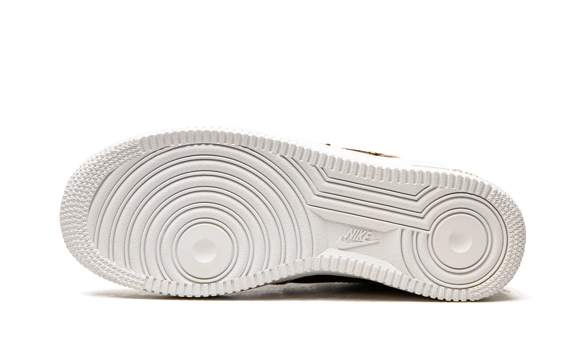 Athletic Fit Vegan Leather Construction Air Force 1 Low PRM "Particle Beige / Gold Dubrae"