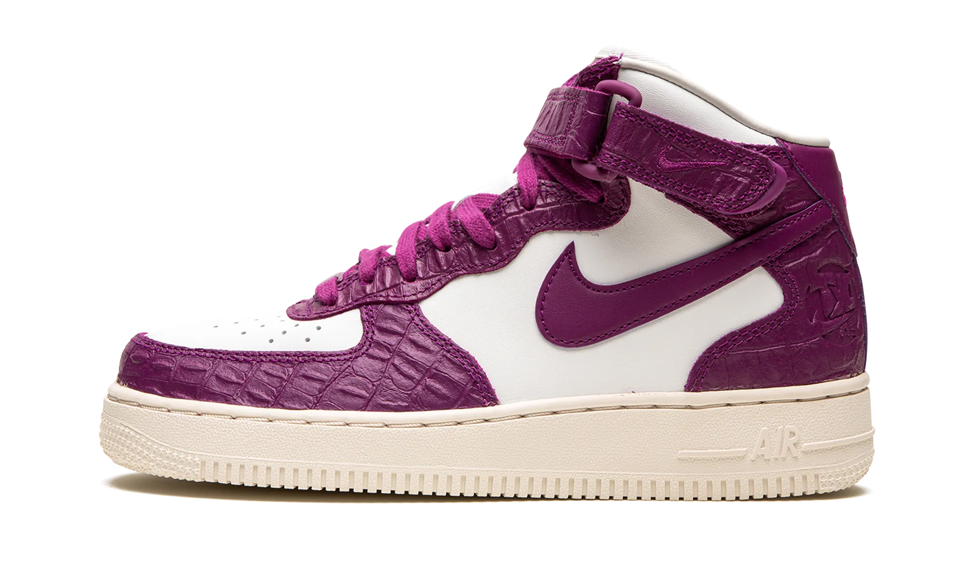 Low Profile Silhouette Heel lockdown AIR FORCE 1 MID LX WMNS "Tokyo Viotech"