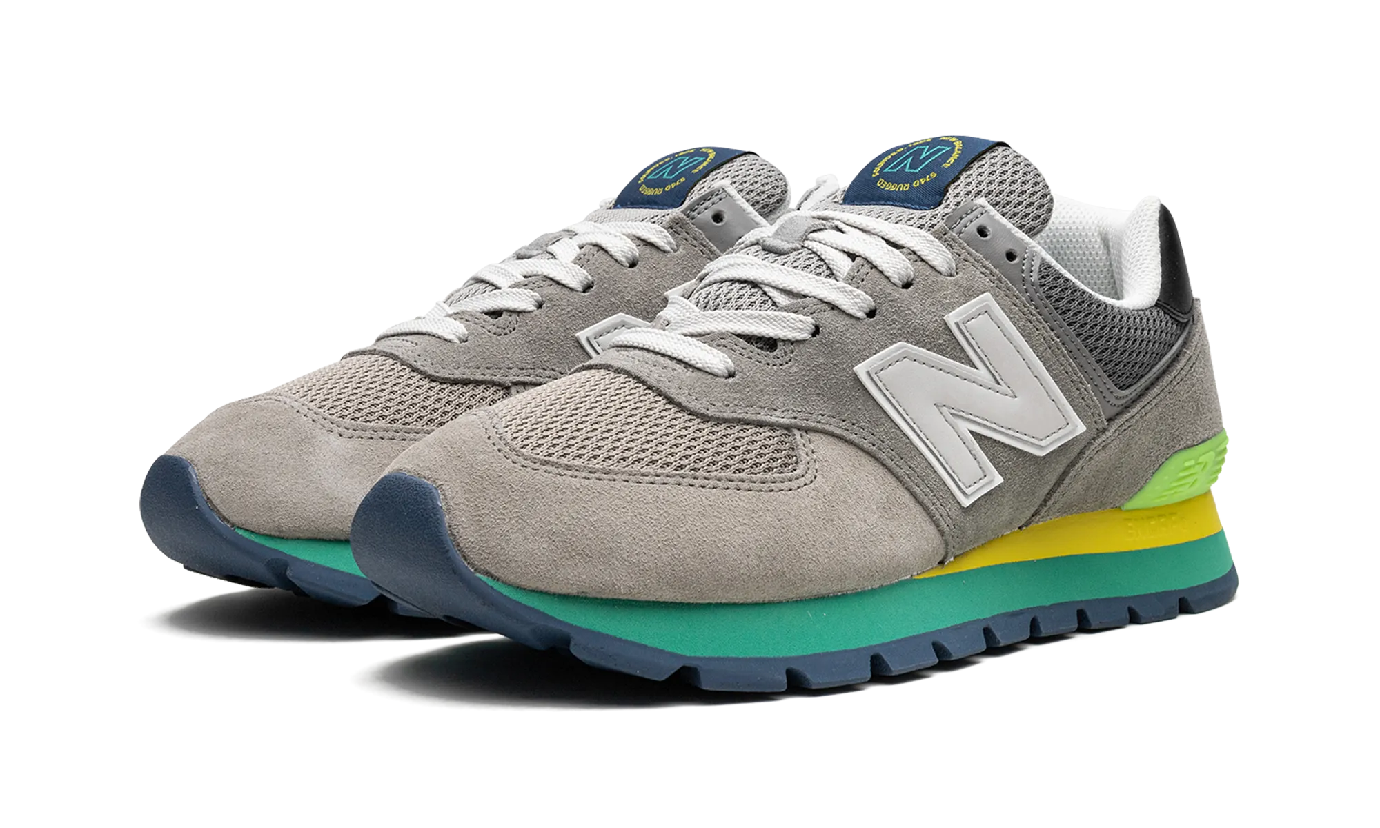 generic - brand shoes outdoor - only shoes 574 Rugged "Rugged Grey Yellow Emerald"