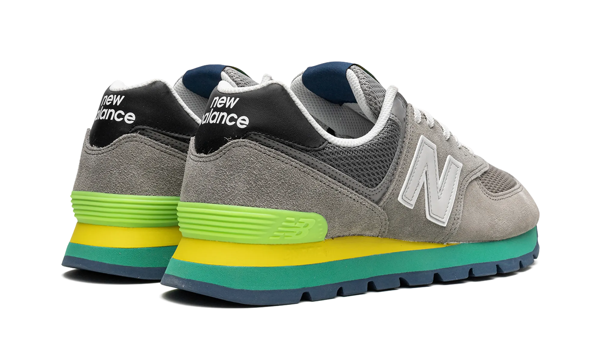 Performance Stability 574 Rugged "Rugged Grey Yellow Emerald"