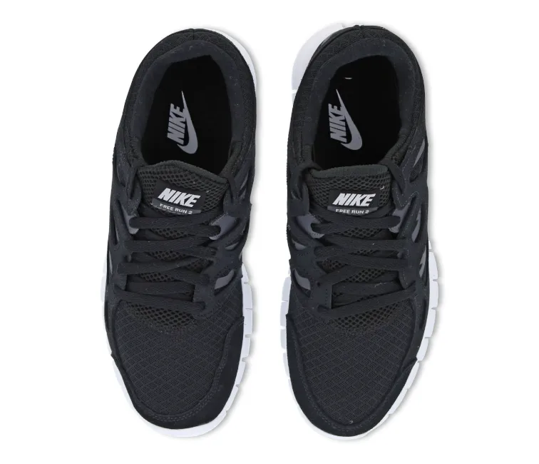Fashion Layer Men's Nike Free Run 2 (Black/White)