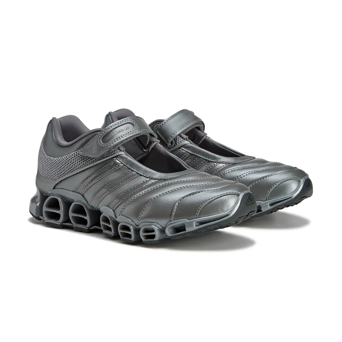 Sculpted wear   Taqwa Bint Ali Megaride Mary-Jane 'Iron Metallic'