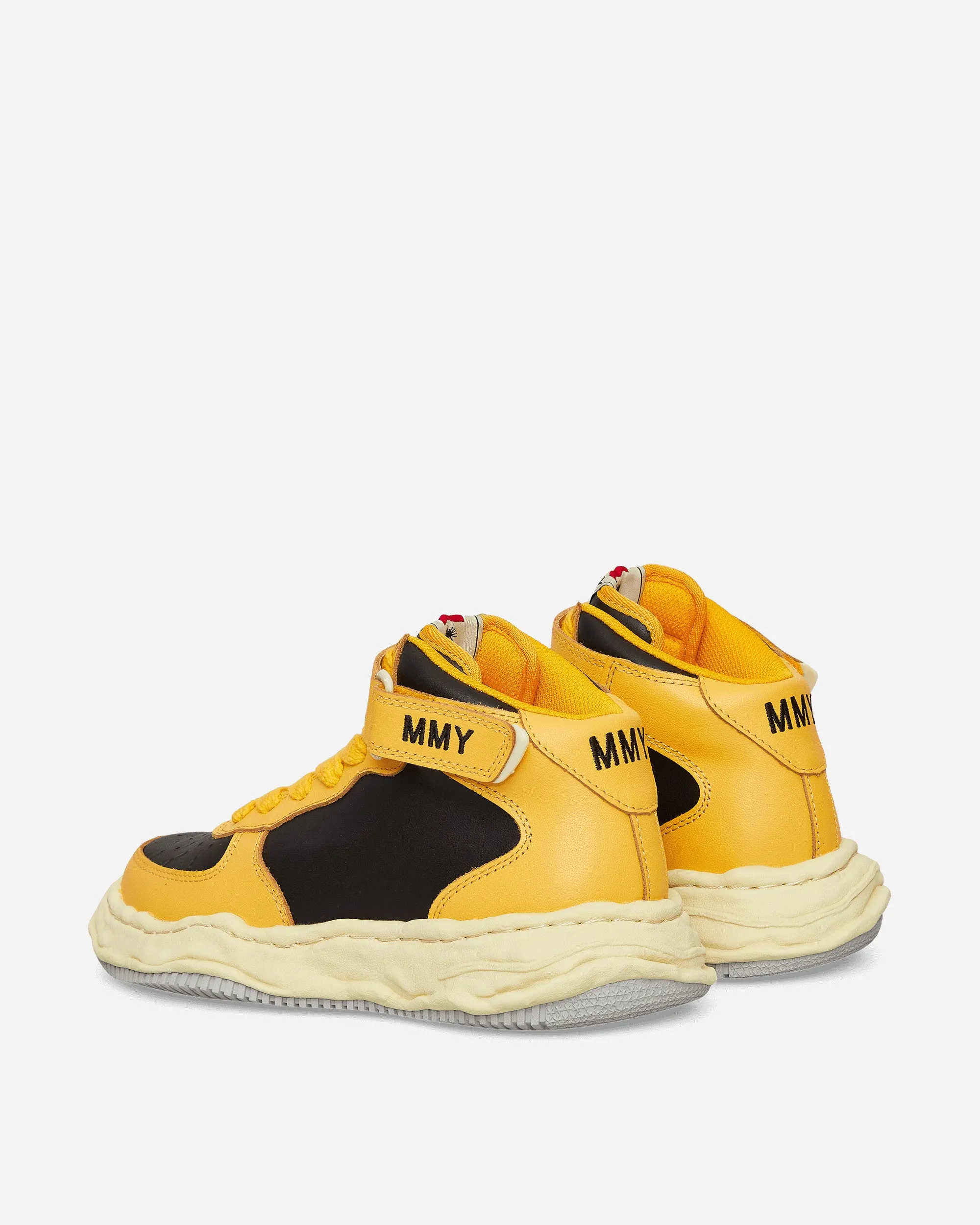 Wayne VL OG Sole Leather High Sneakers Yellow Lightweight Support Step Fit