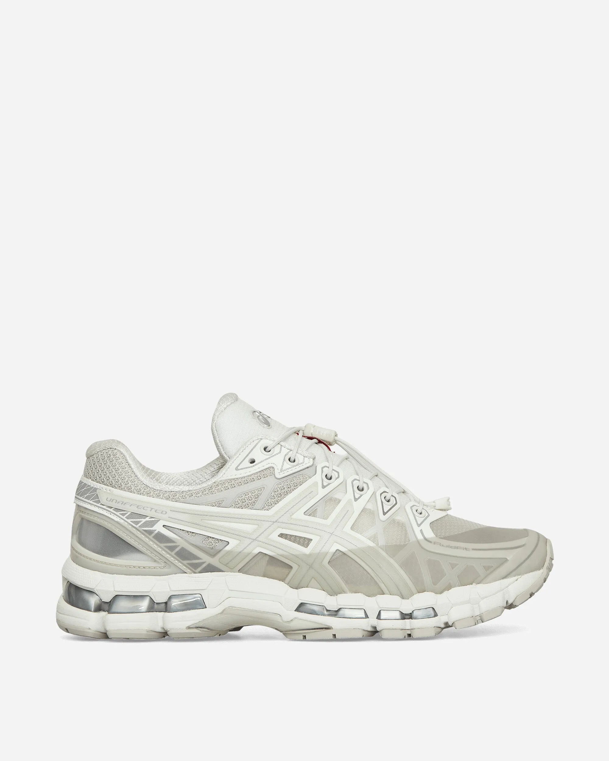 UNAFFECTED GEL-Kayano 20 Sneakers Cream / Lake Grey Recycled Material Secure lacing system