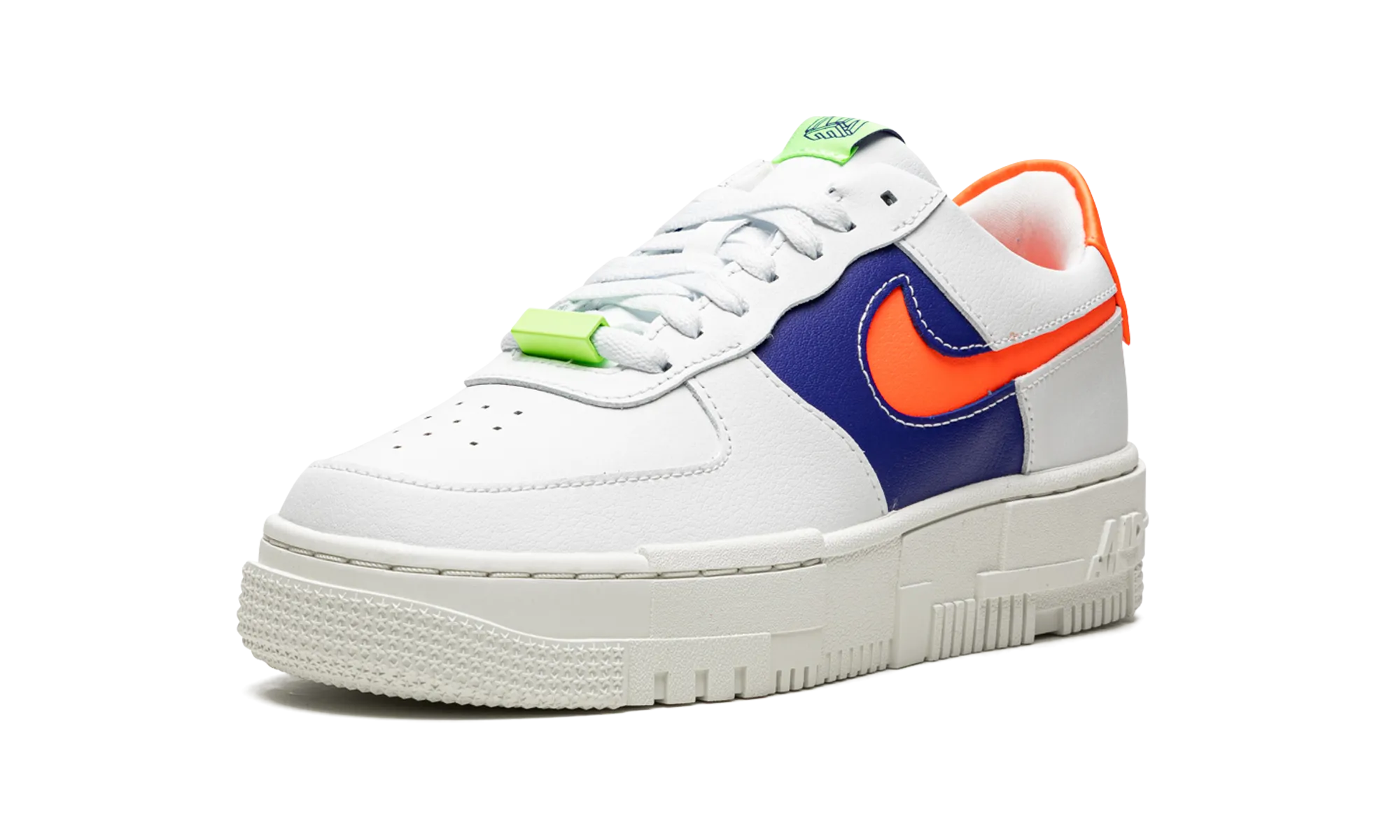 Foam Flex AIR FORCE 1 LO PIXEL MNS WMNS "White Concord Crimson"