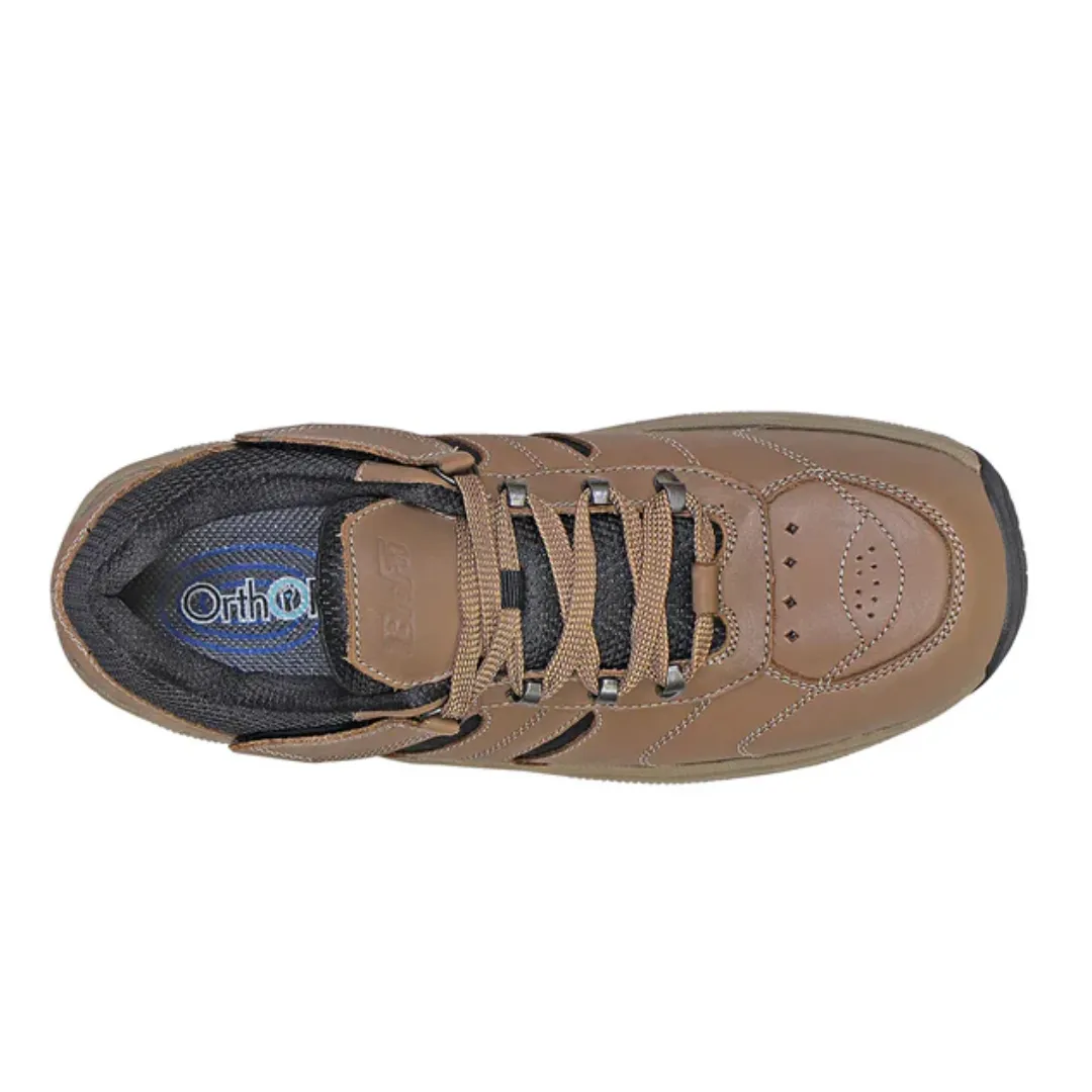 Grippy Outsole Backcountry Camper Orthofeet - Men - Shreveport Tie-Less - Brown