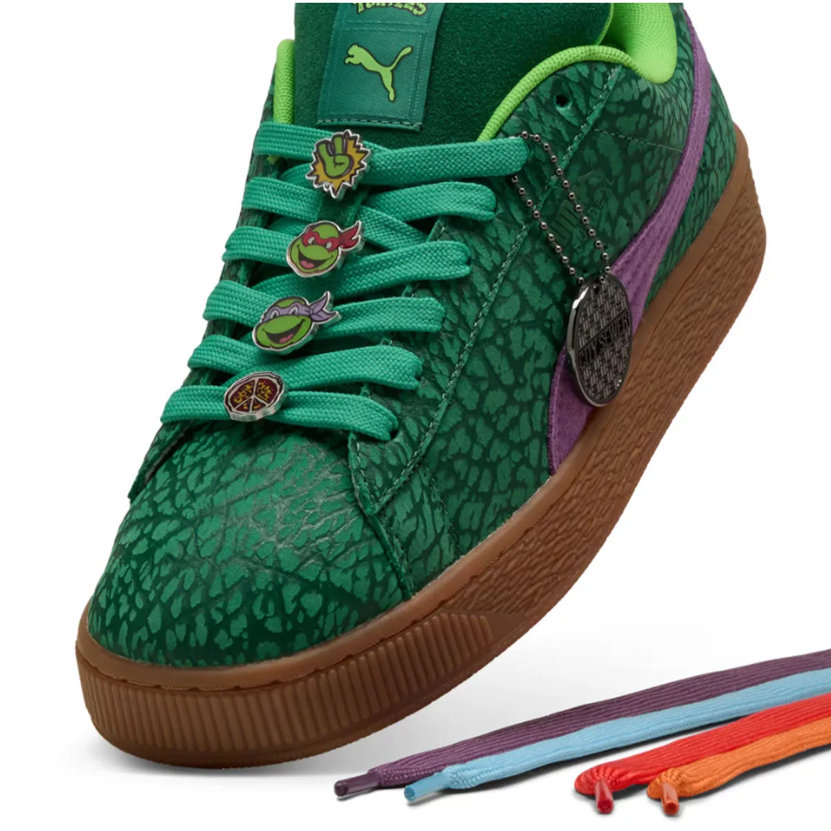 Timeless Performance   Teenage Mutant Ninja Turtles Suede XL 'Vine Gum'