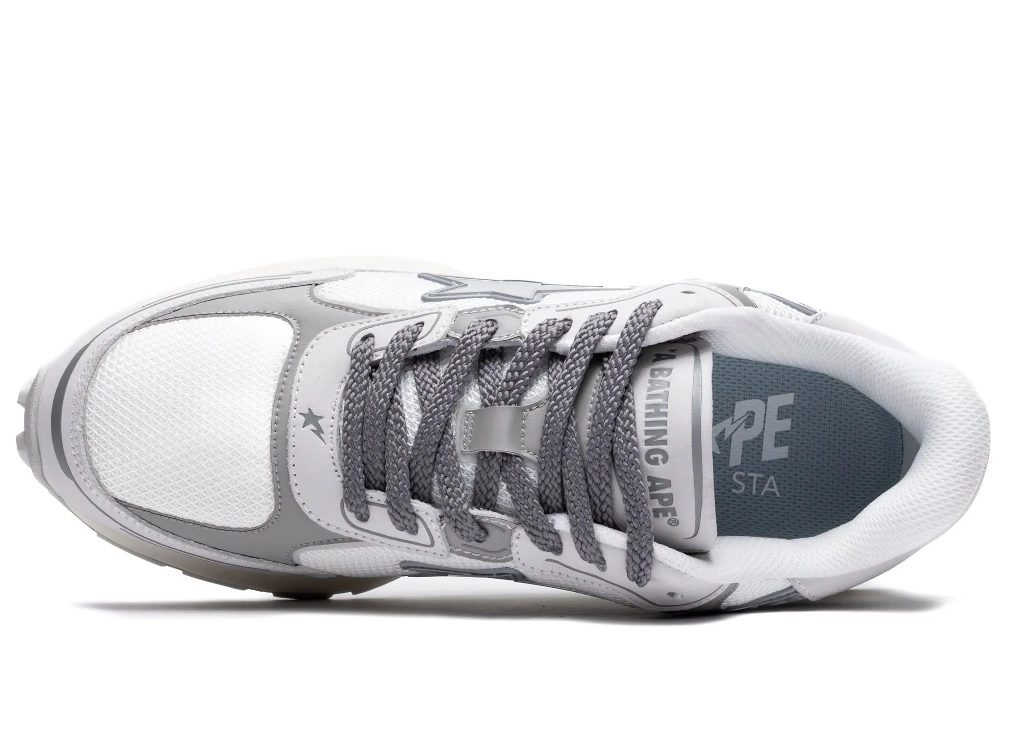 A Bathing Ape Roadsta Express New #3 M2 in Grey Stone Glam Mono Style