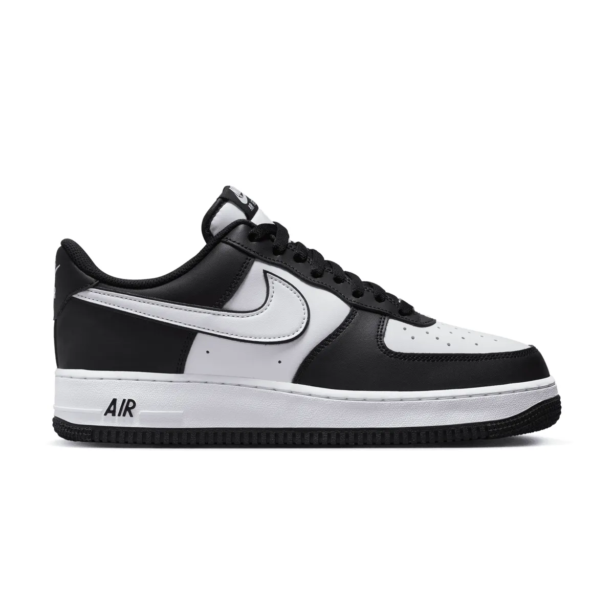 Air Force 1 '07 'Black White' simple design work - related features