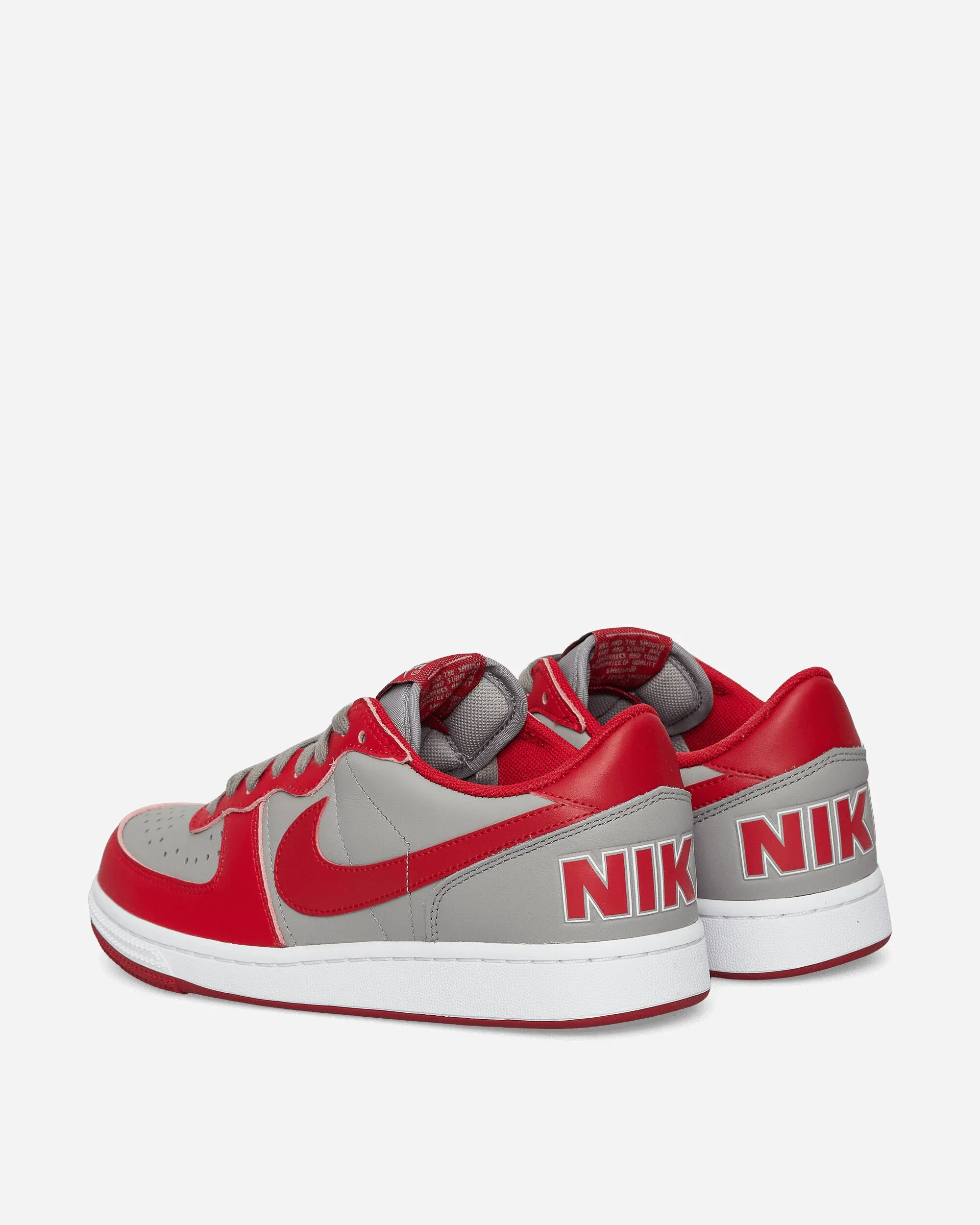Slip-resistant ease Terminator Low Sneakers Medium Grey / Varsity Red