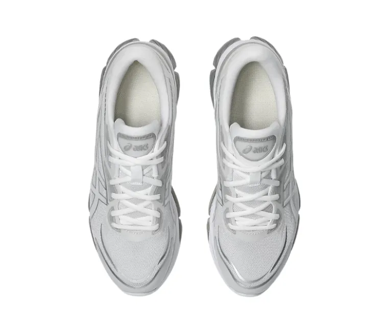 Men??s Asics Gel-Quantum 360 8 (White/Pure Silver) Adjustable Tongue Flat Comfort