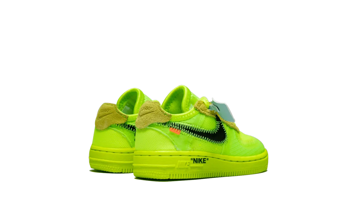 Modern Comfort Elevated Design The 10: Air Force 1 (TD) "Off-White Volt"