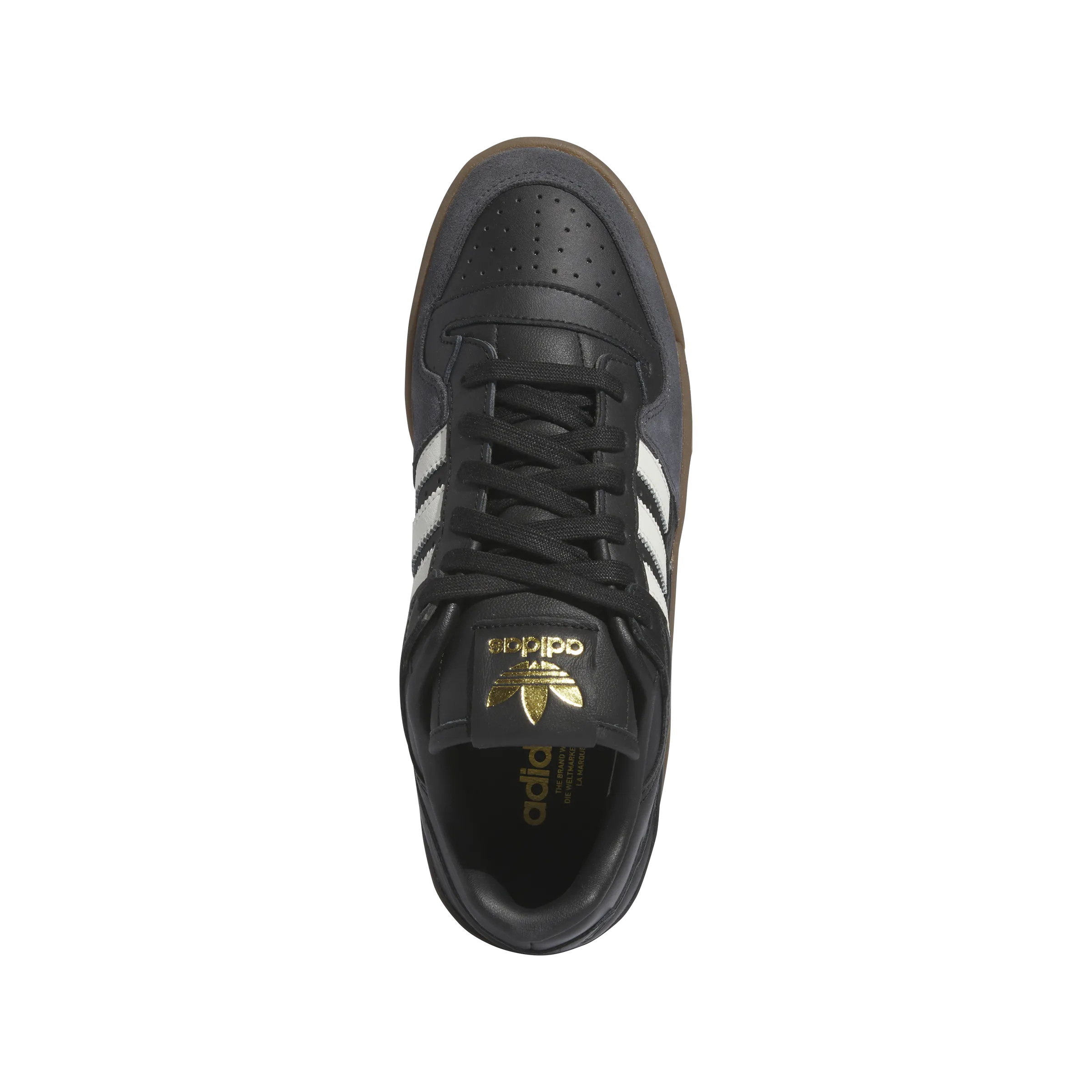Forum 84 Low CL 'Core Black Ivory Gum' runners' speed