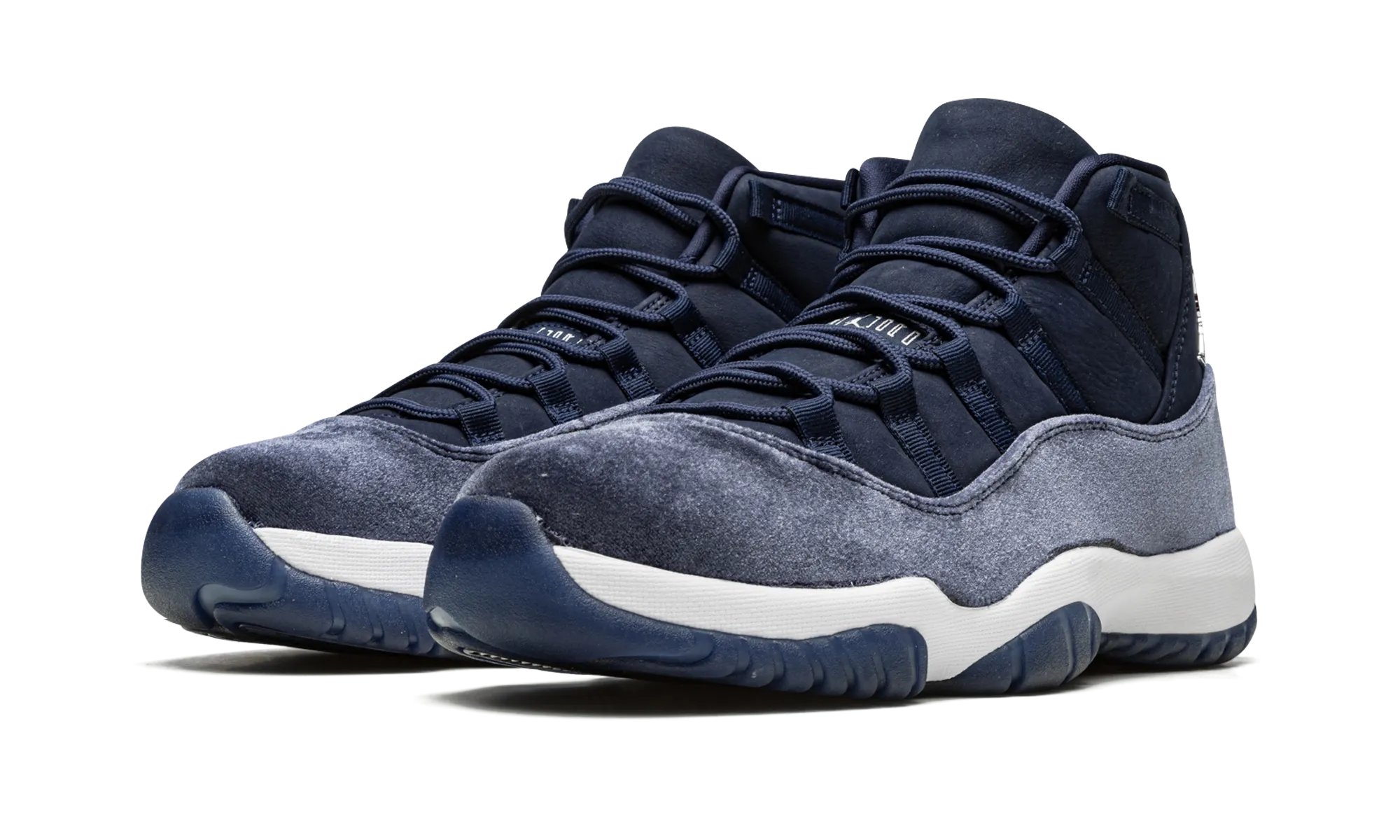Dual Density Foam Layering Ankle support system AIR JORDAN 11 VELVET WMNS "Midnight Navy"
