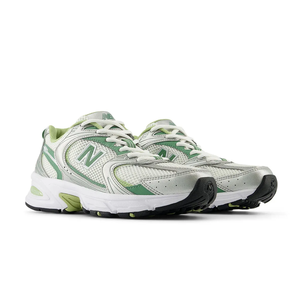 530 'Silver Mallard Green' unisex shoes narrow - fitting