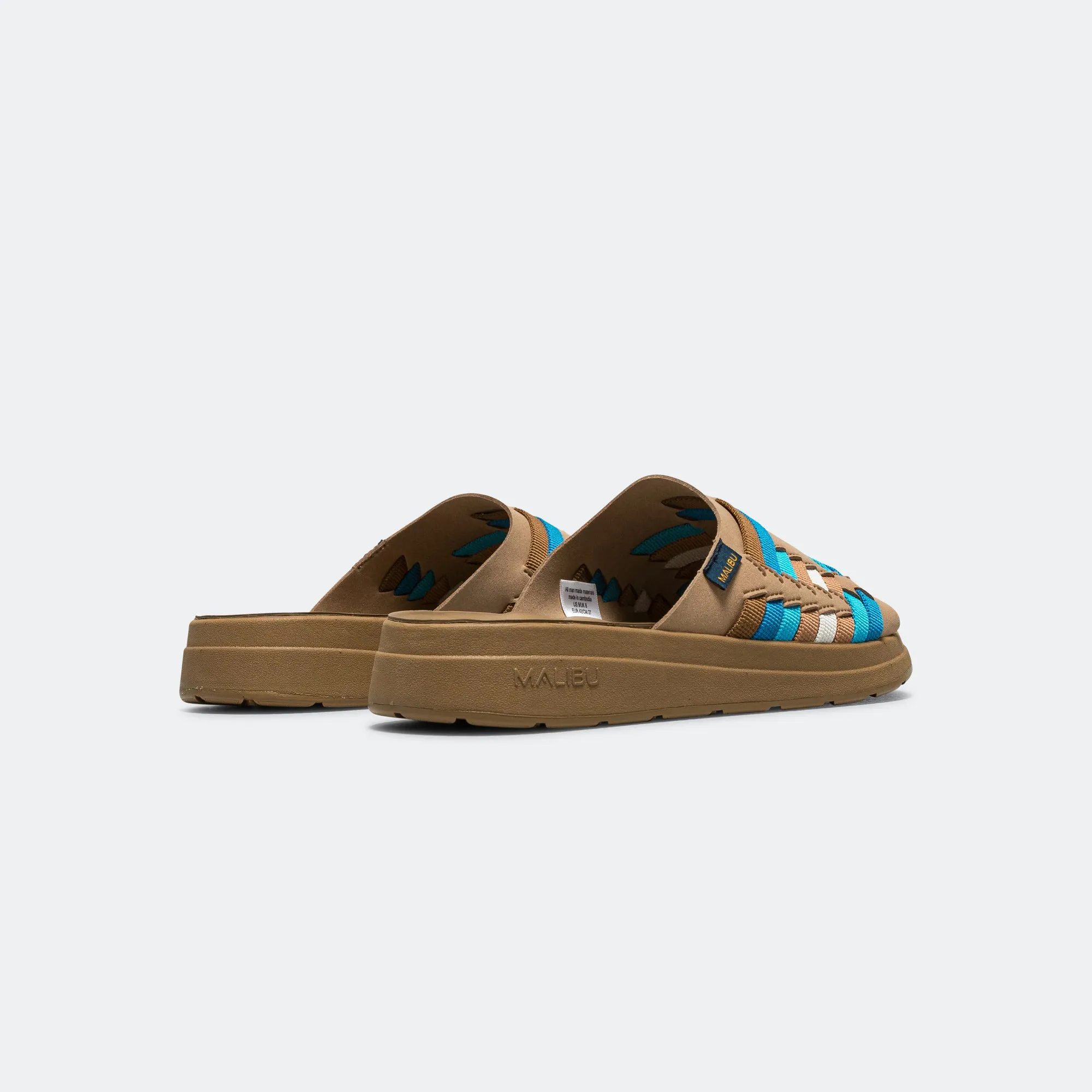 Air Flow Thunderbird Slide - Beige/Blue-Coyote