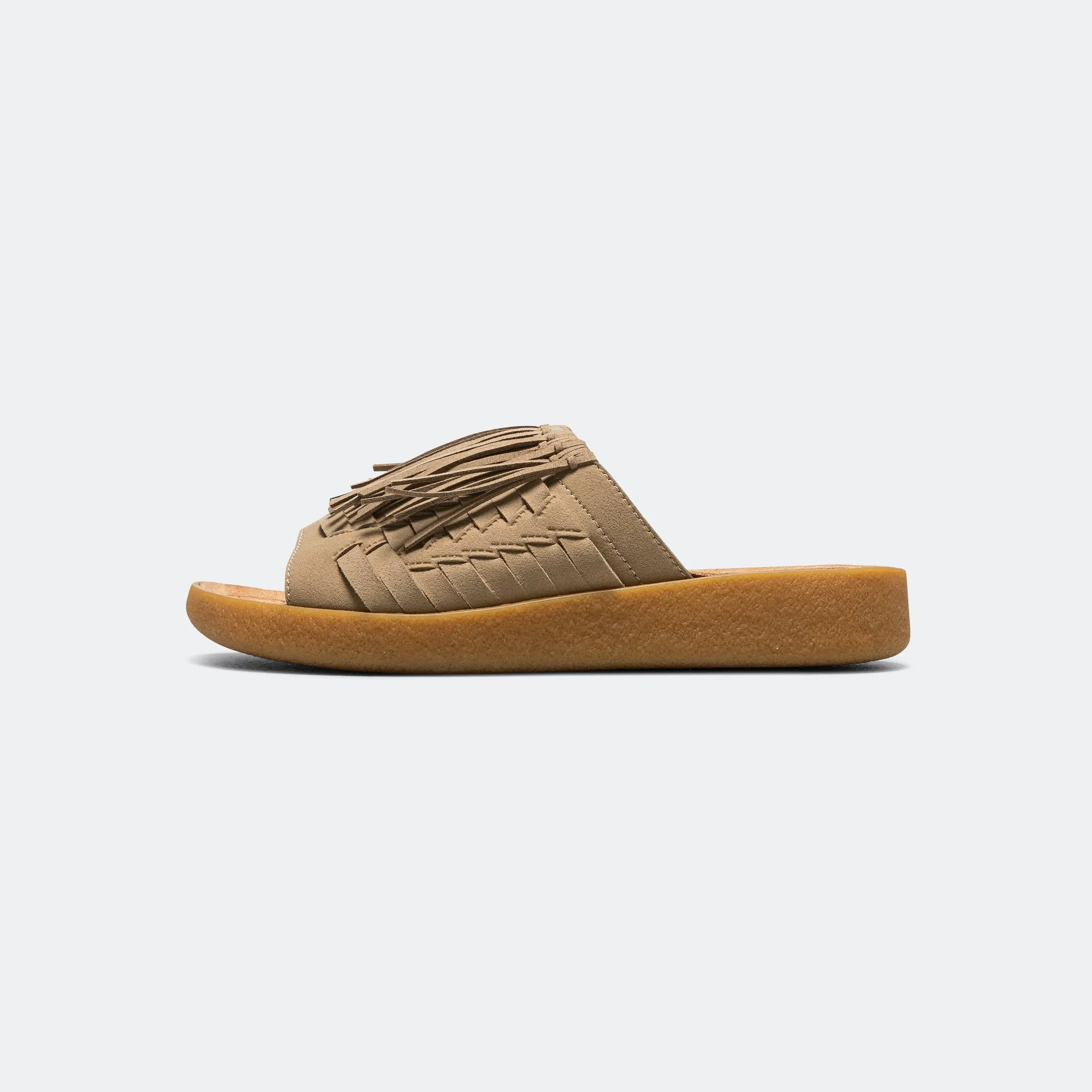 Y Strap Design quick dry Thunderbird Thatch Slide - Taupe/Tan
