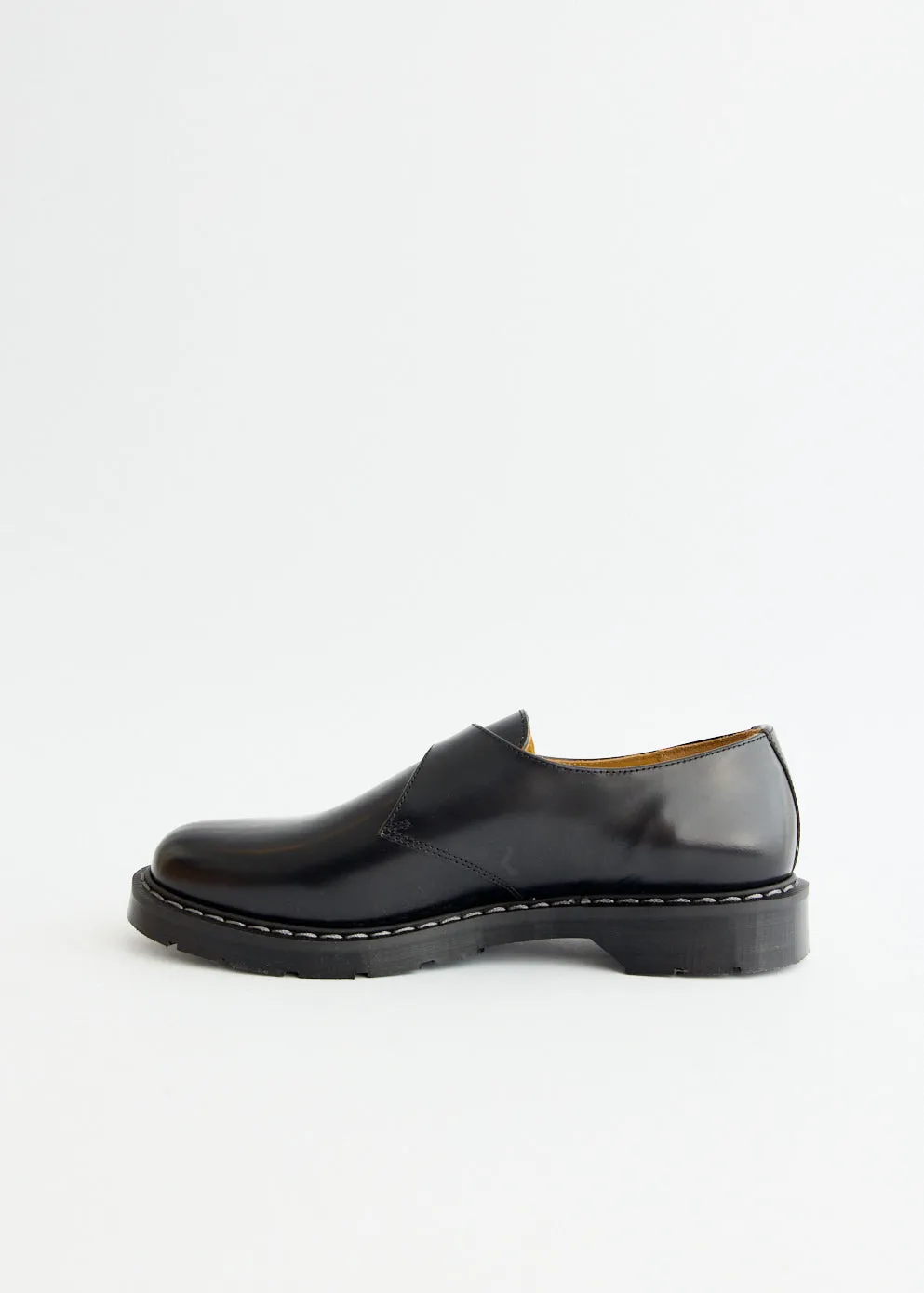 Black Hi-Shine Monk Shoes Weekday Ready