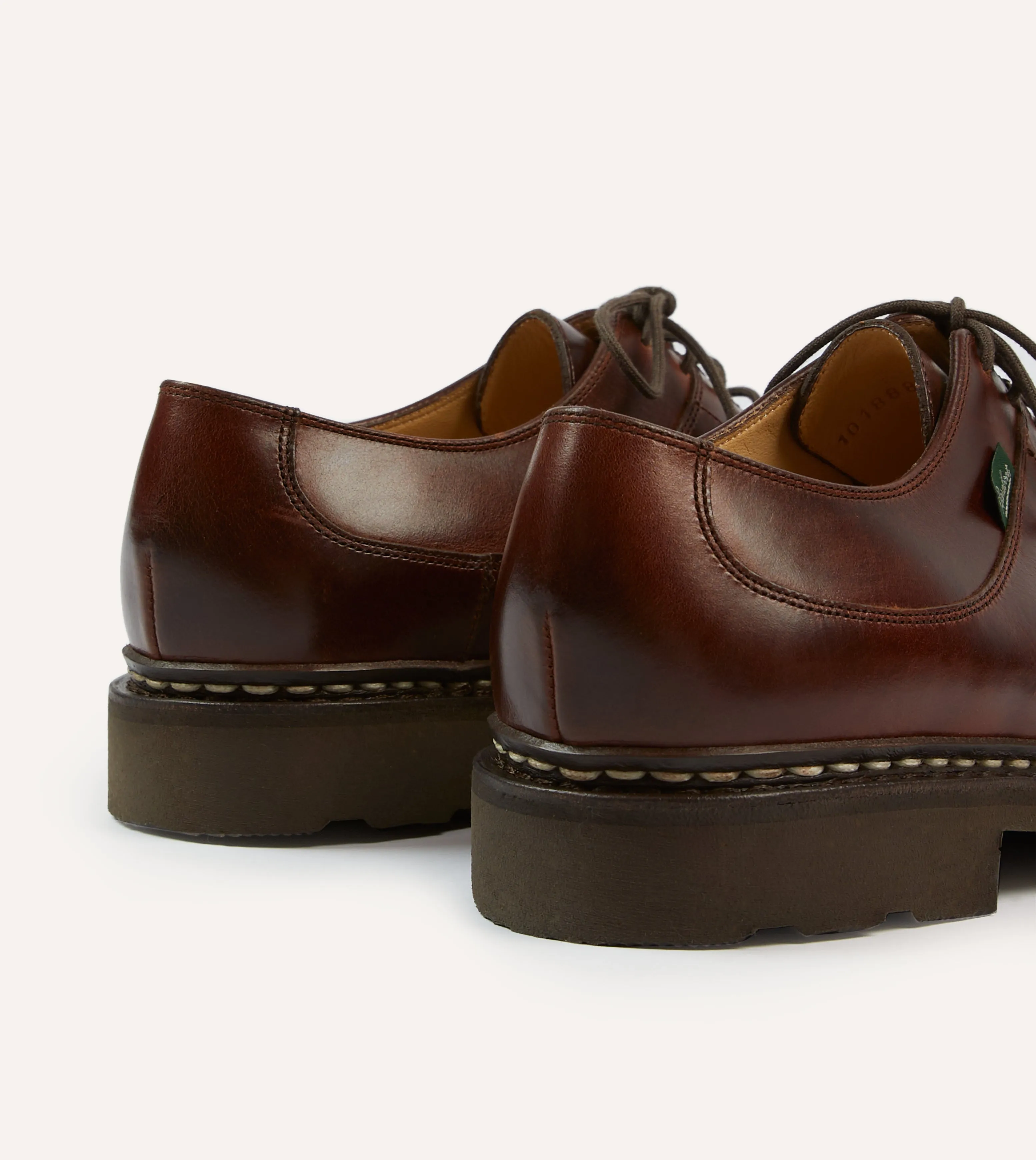 winter use Paraboot Avignon Brown Leather Derby Shoe