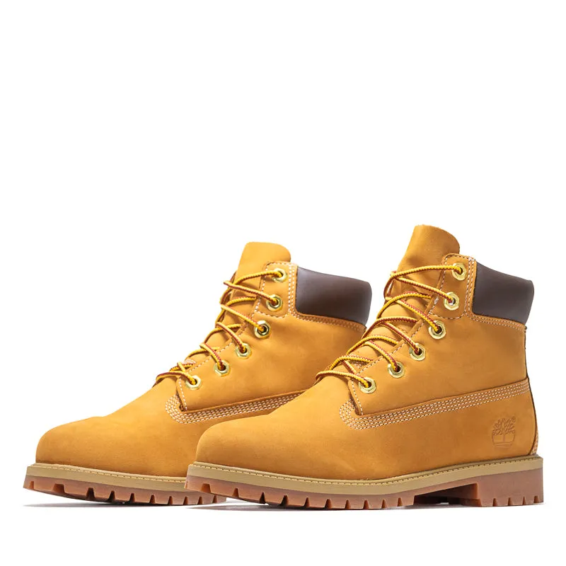 Eco Material Rough Trail Hiker Timberland 6" Lace Up Waterproof Boot (GS) - Wheat