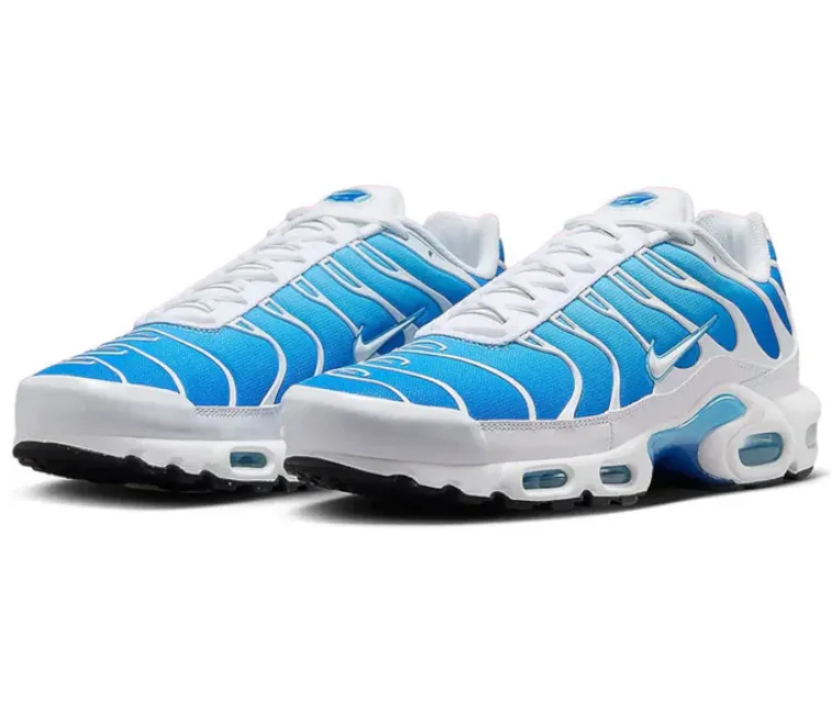 Orthopedic Friendly Fit Canvas Fabric Men's Nike Air Max Plus TN (Battle Blue)