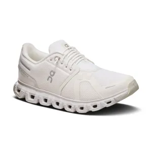 Women's Cloud 6 White/White forefoot - support - feature shoes