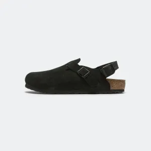 Tokio - Black Suede Leather Supportive Outdoor Footwear
