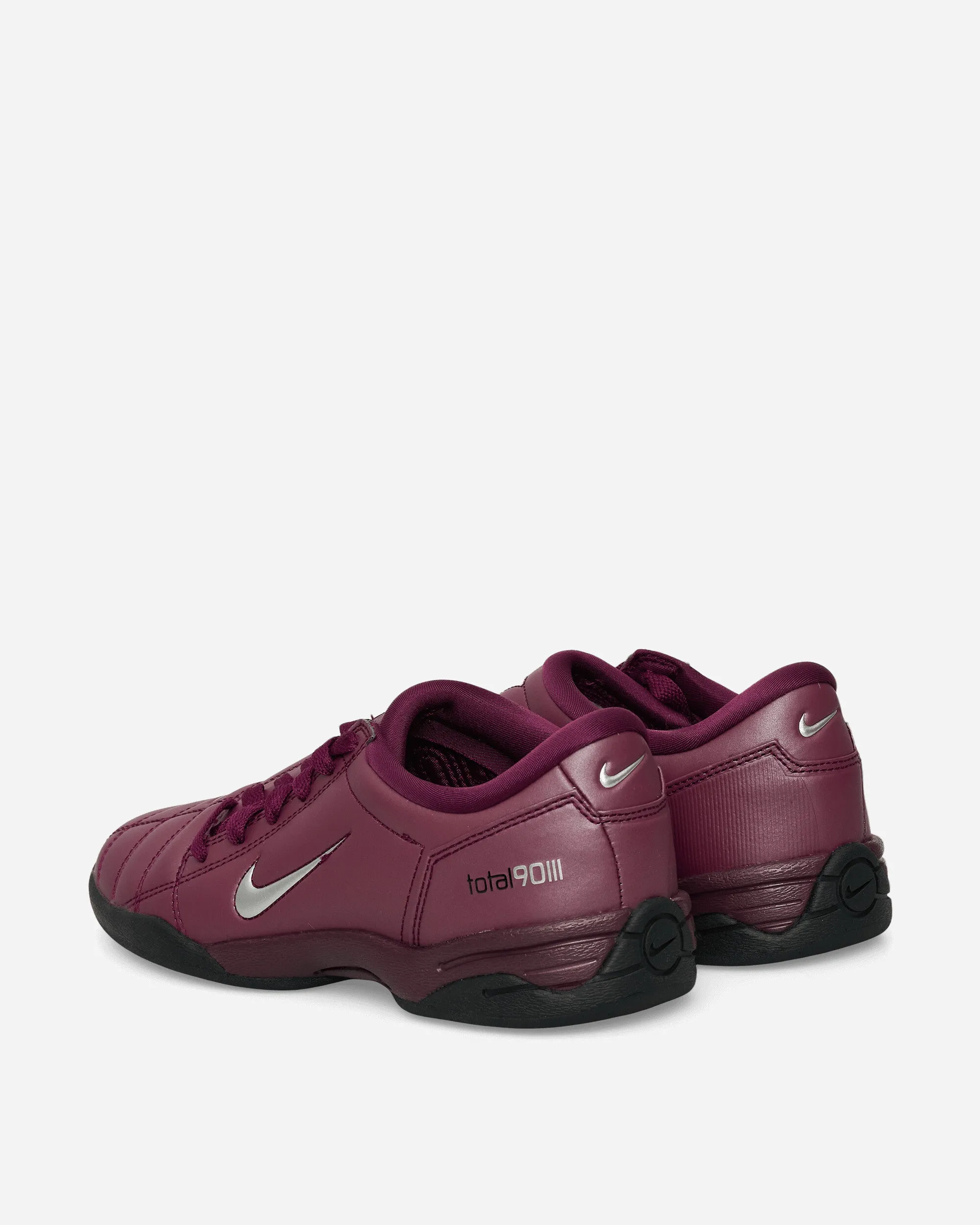 Total 90 Sneakers Bordeaux / Metallic Silver Lace   Up Closure