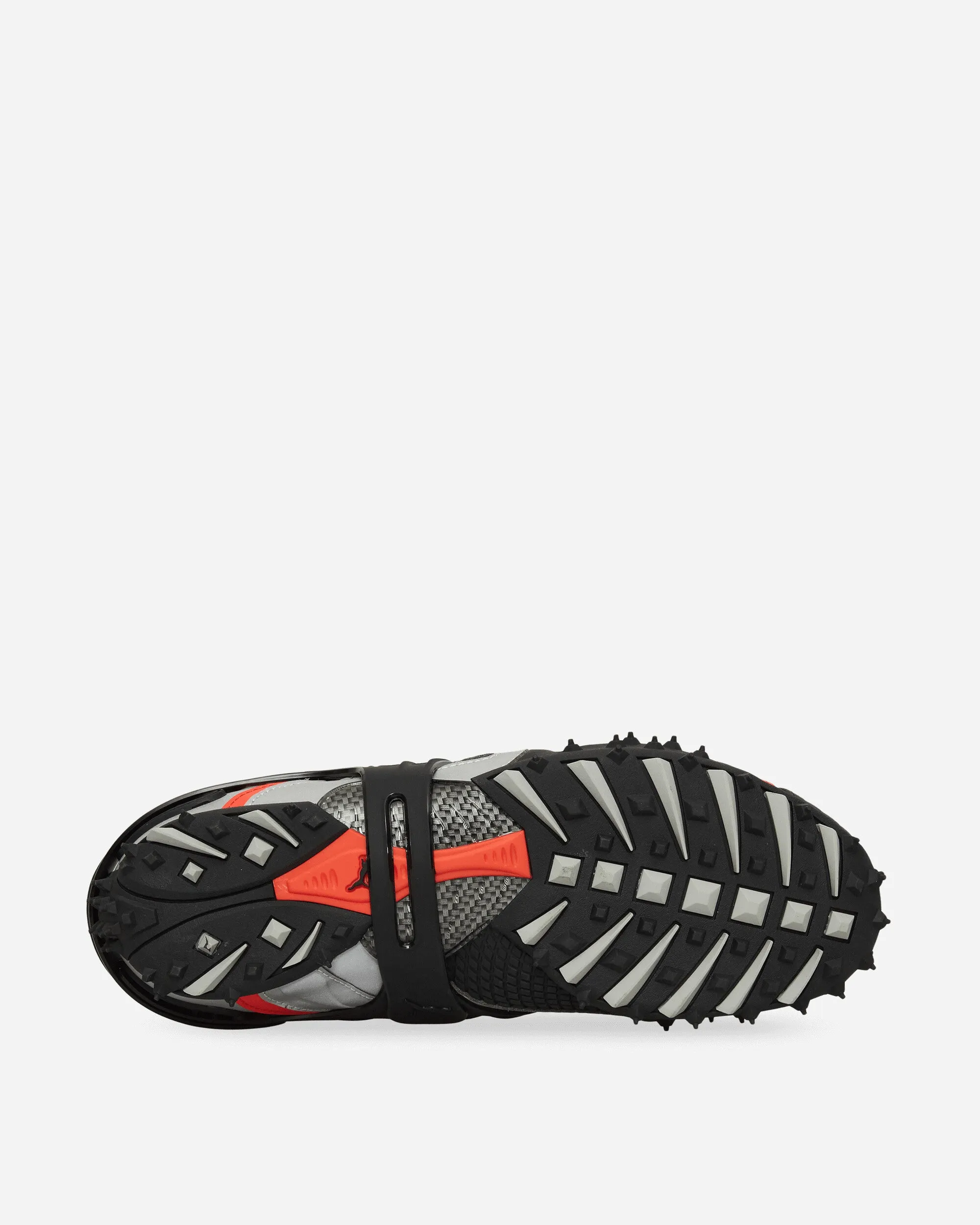 Street Inspired Thermal Molded Midsole A$AP Rocky Mostro Gabbia Leather Sneakers Black / Silver