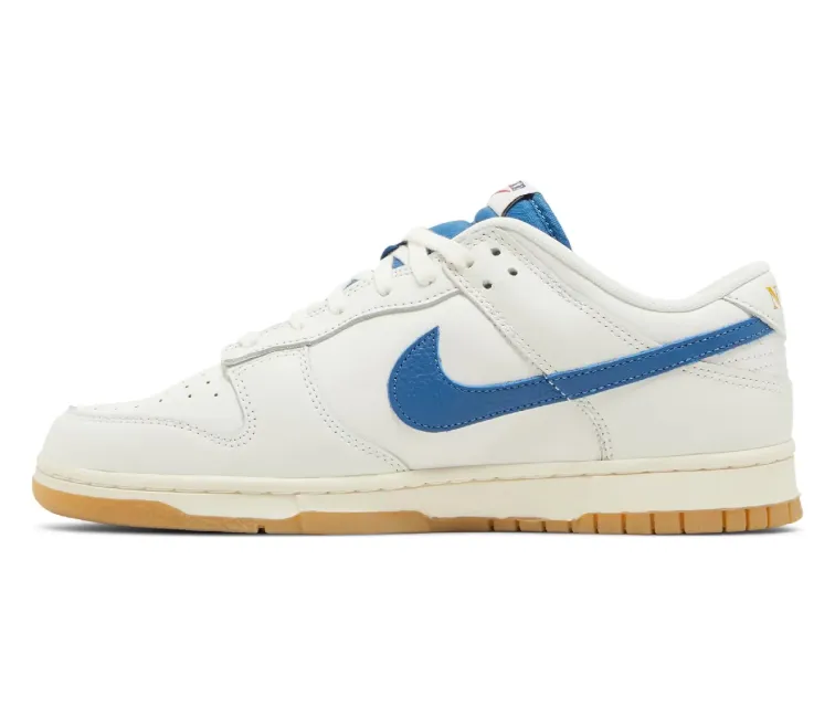 Men's Nike Dunk Low SE (Sail/Blue) Adjustable Lace Lock Soft Cushioning